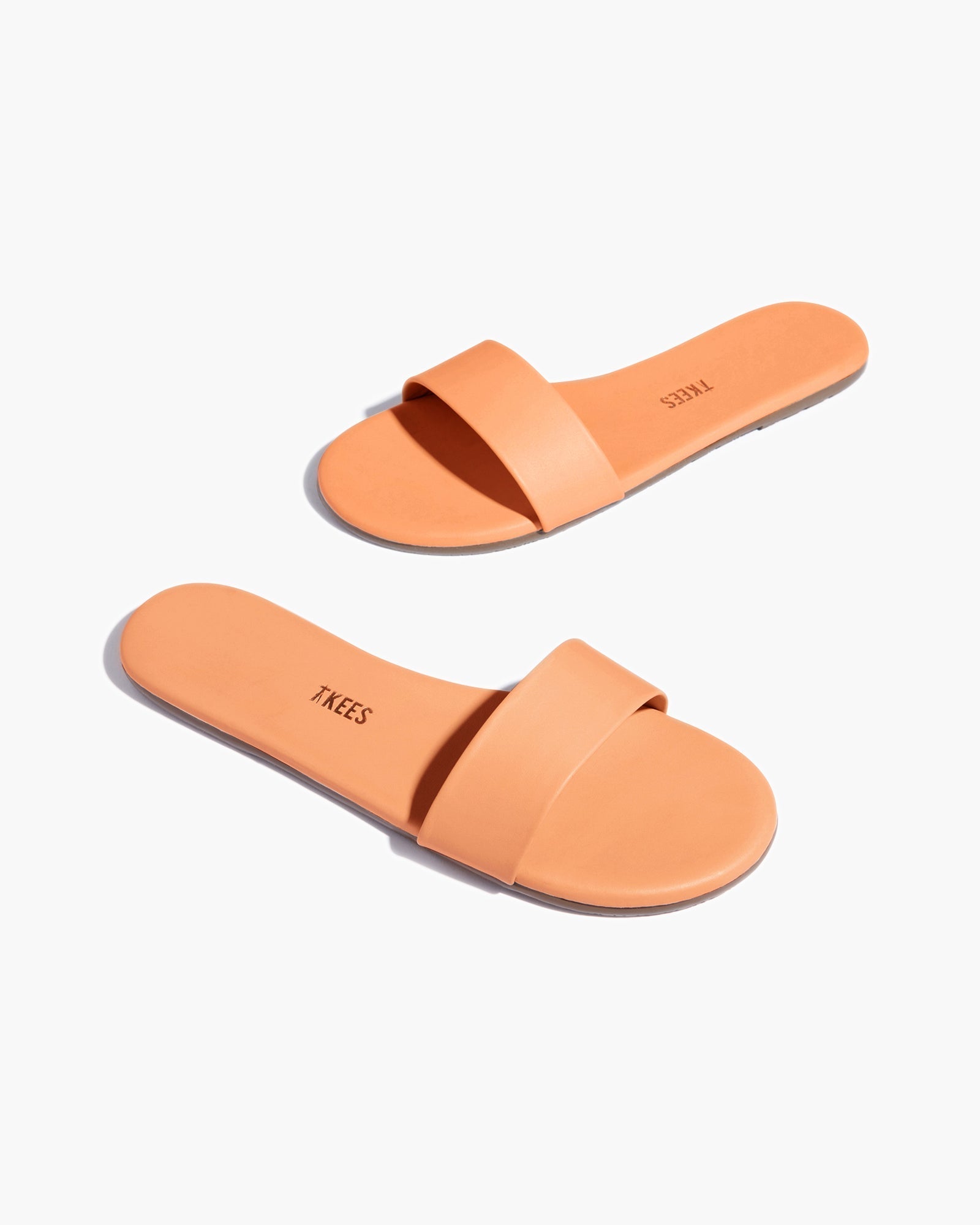 TKEES Alex Women's Slides Orange | IUVRBE-368