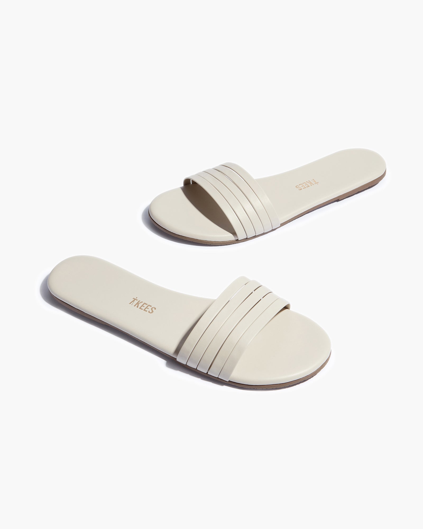 TKEES Austyn Women's Slides Grey | KNOSTF-109