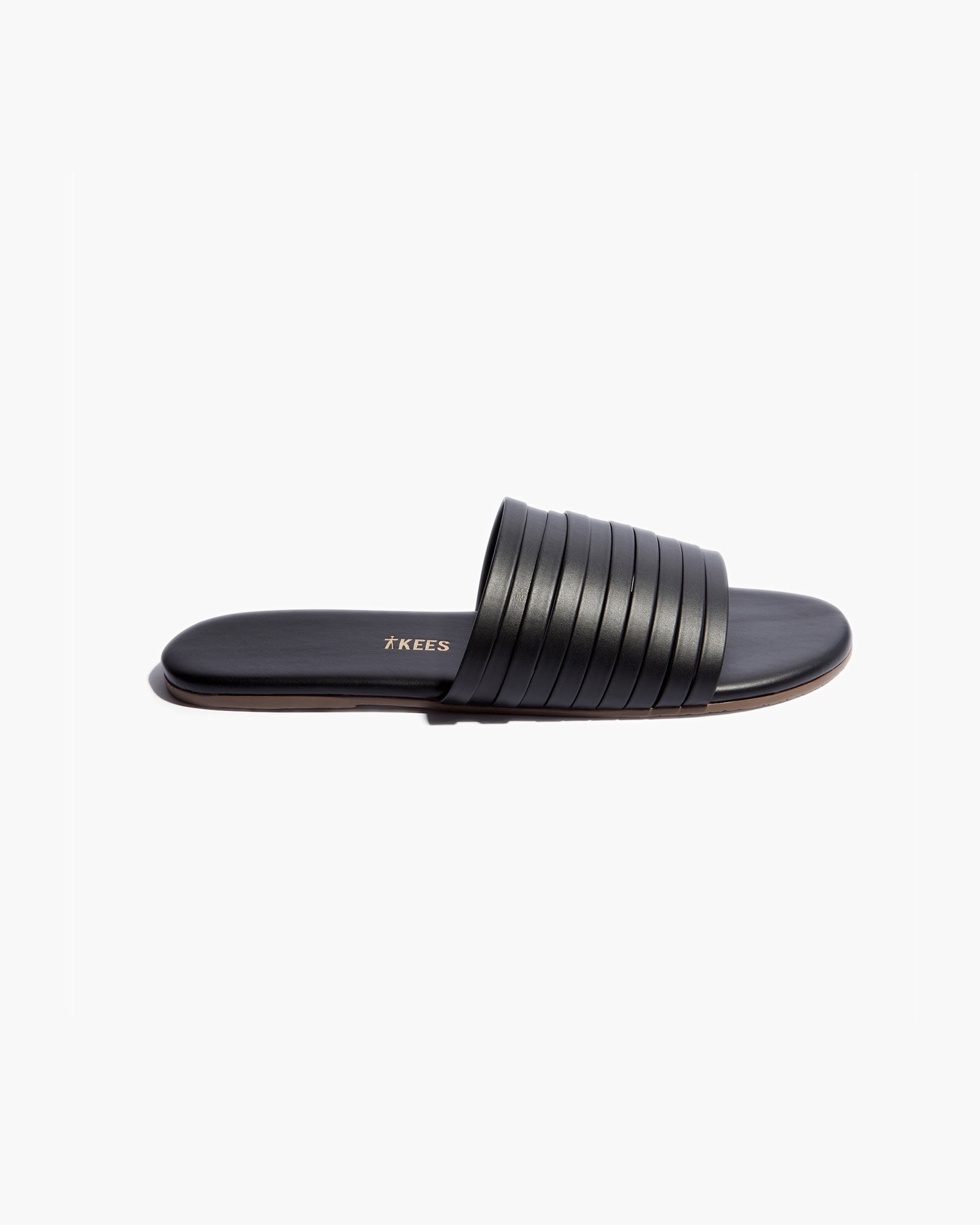 TKEES Avery Women's Slides Black | CRKYPI-735