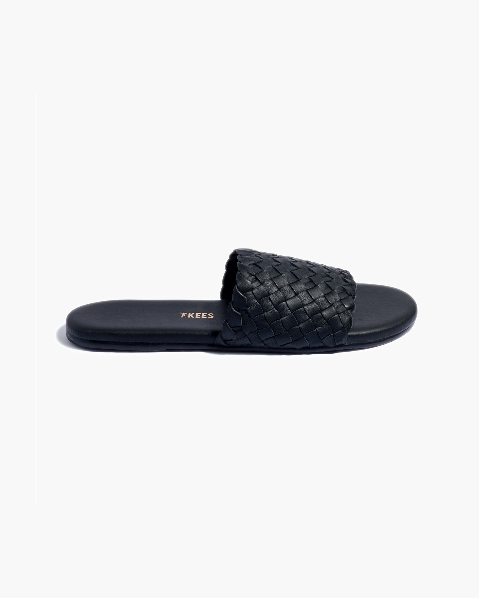 TKEES Betty Women's Slides Black | UZVJFY-548