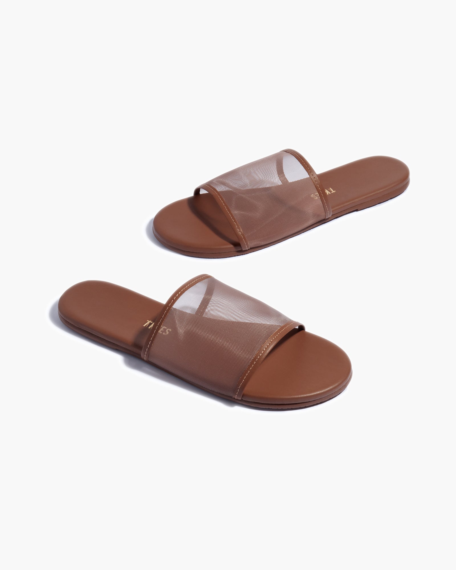 TKEES Blair Women's Slides Brown | EHYXAU-071