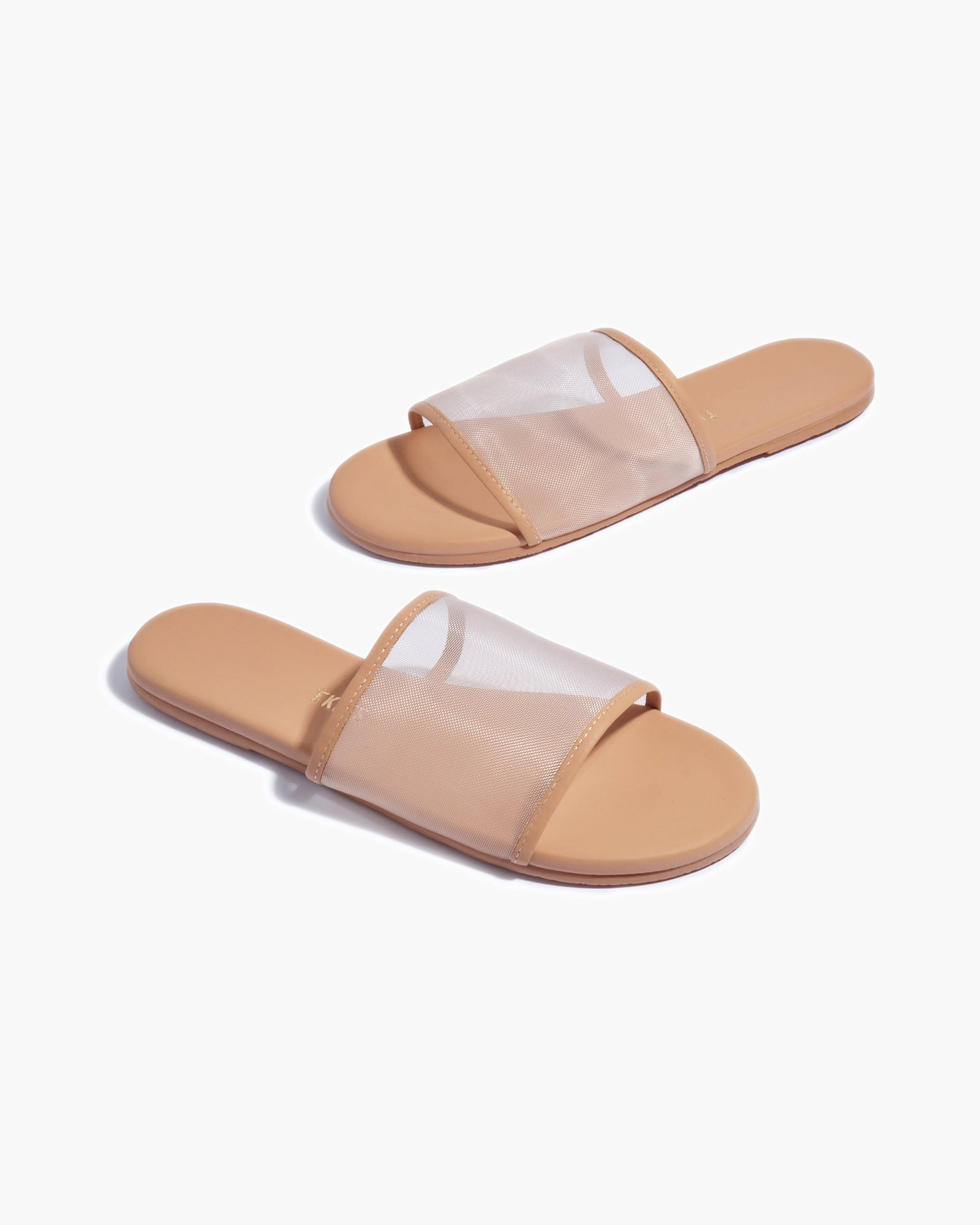 TKEES Blair Women's Slides Khaki | XYSJNI-458