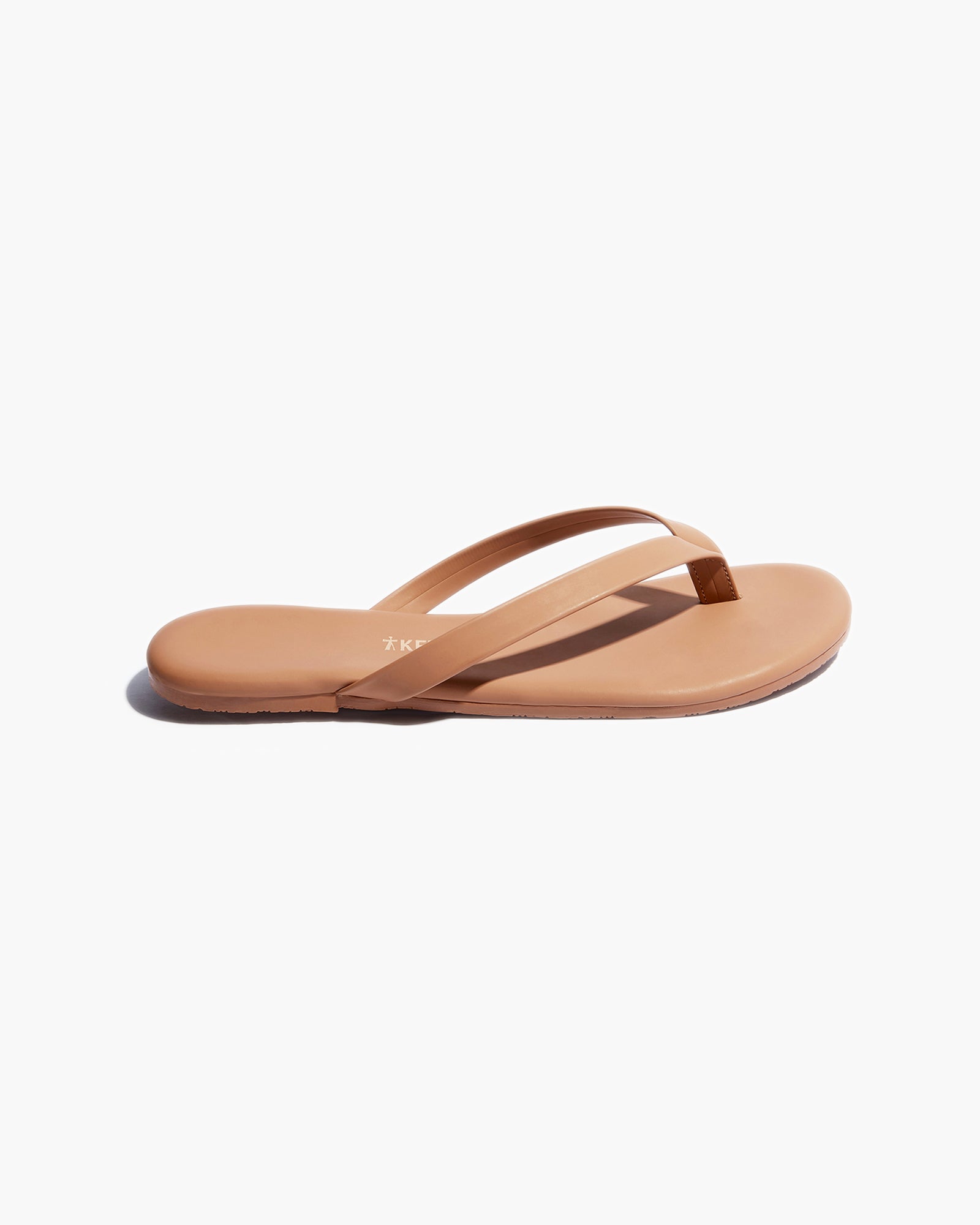 TKEES Boyfriend Vegan Women's Flip Flops Rose Gold | AXUGSC-650