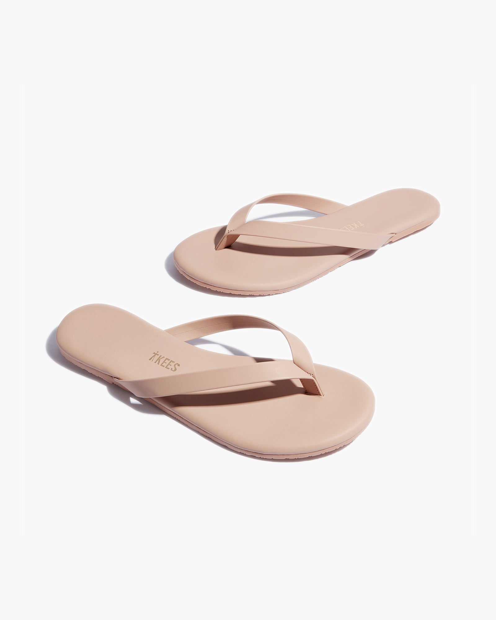 TKEES Boyfriend Vegan Women's Flip Flops Pink | PTZWCY-245