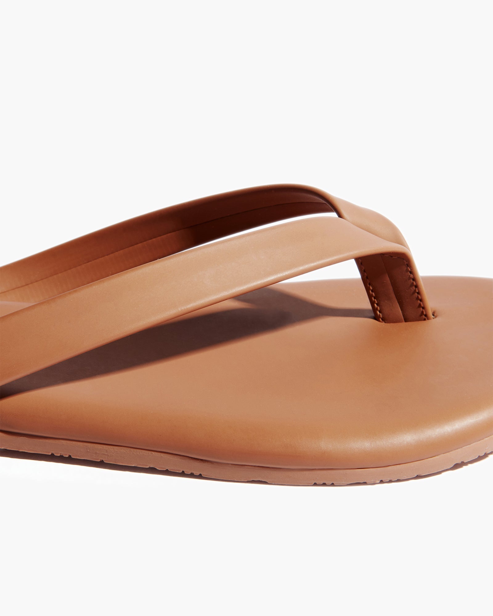 TKEES Boyfriend Vegan Women's Flip Flops Brown | VNARJF-408