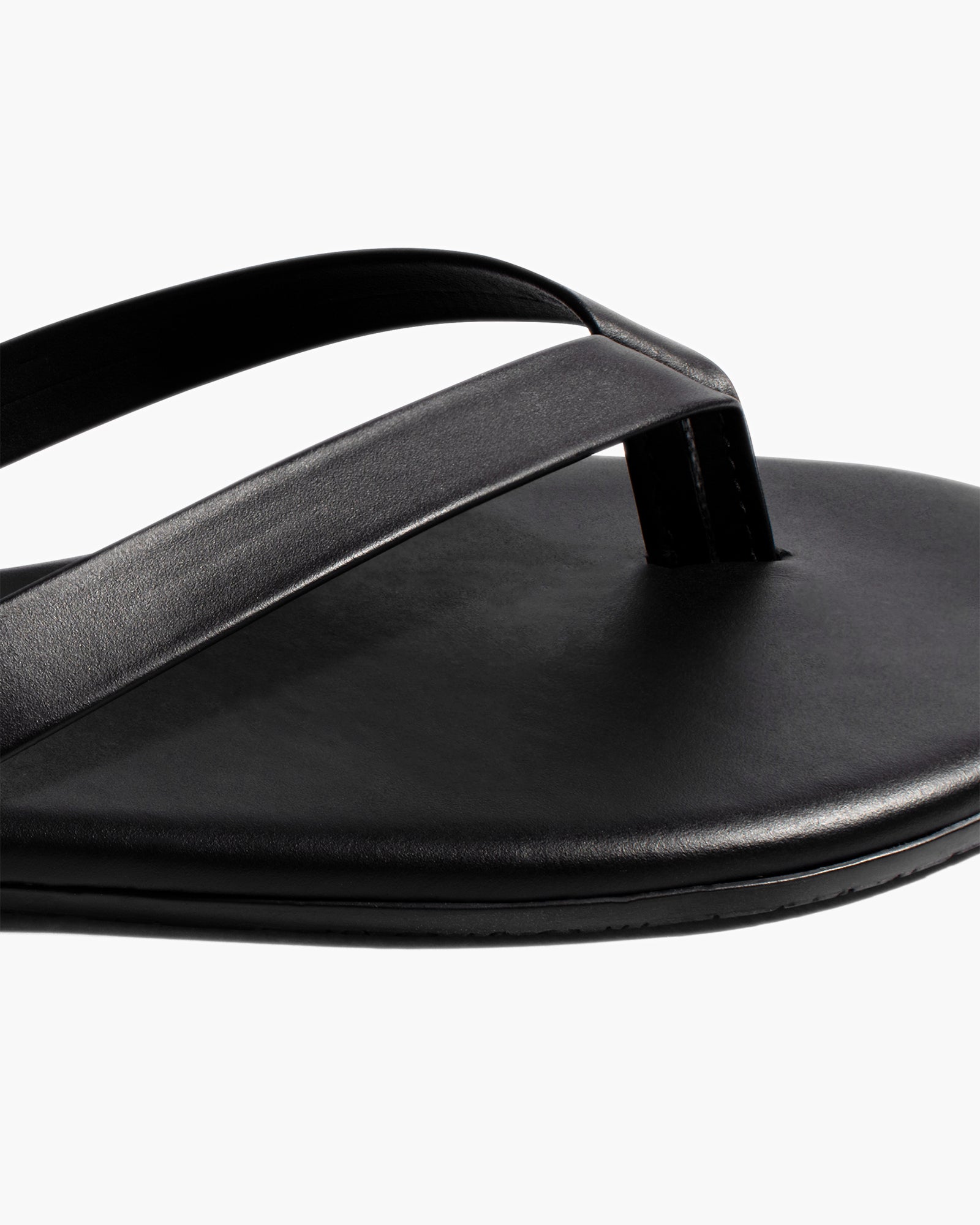 TKEES Boyfriend Vegan Women's Flip Flops Black | XOFVQD-019