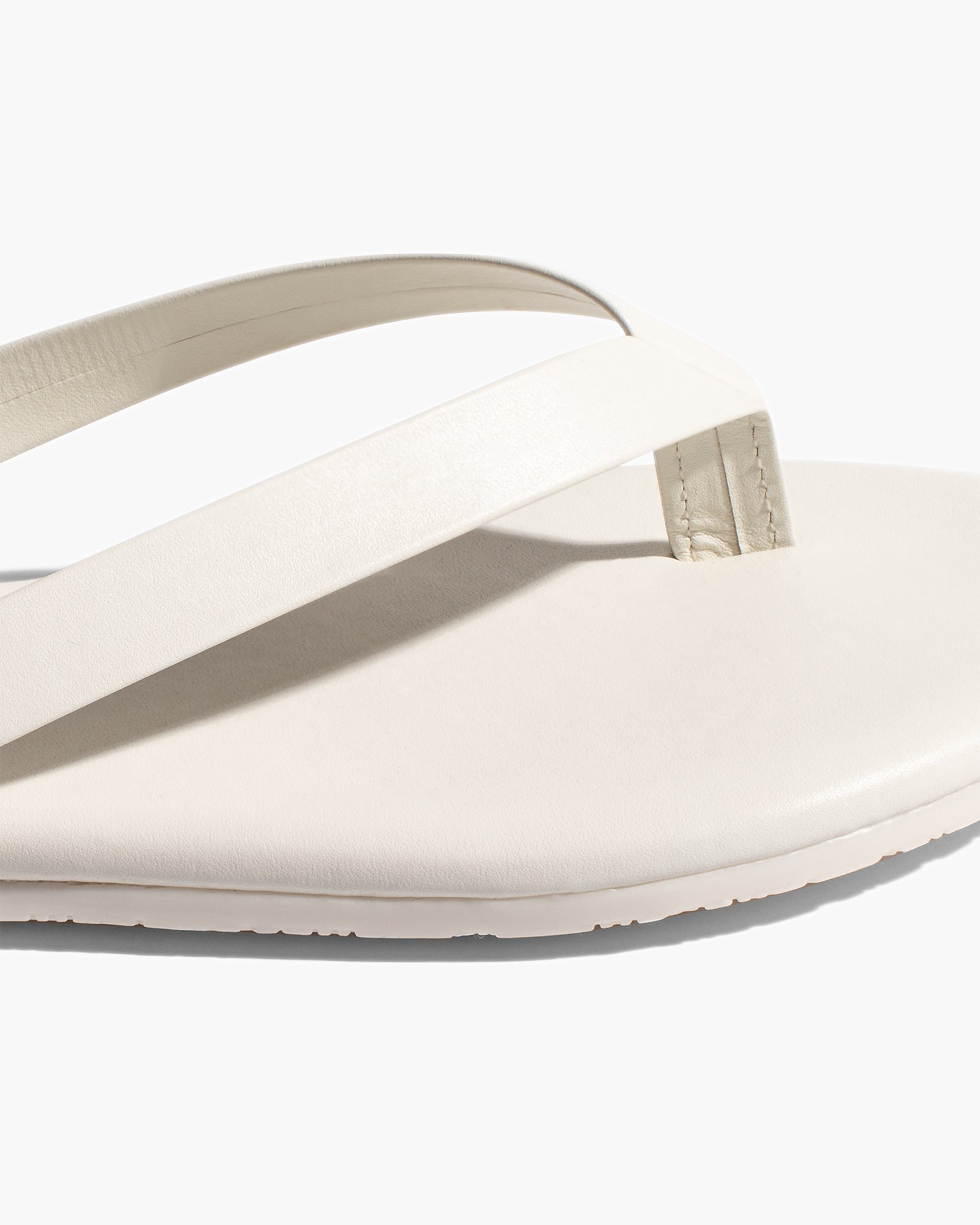 TKEES Boyfriend Women's Flip Flops Cream | OLXQCG-780