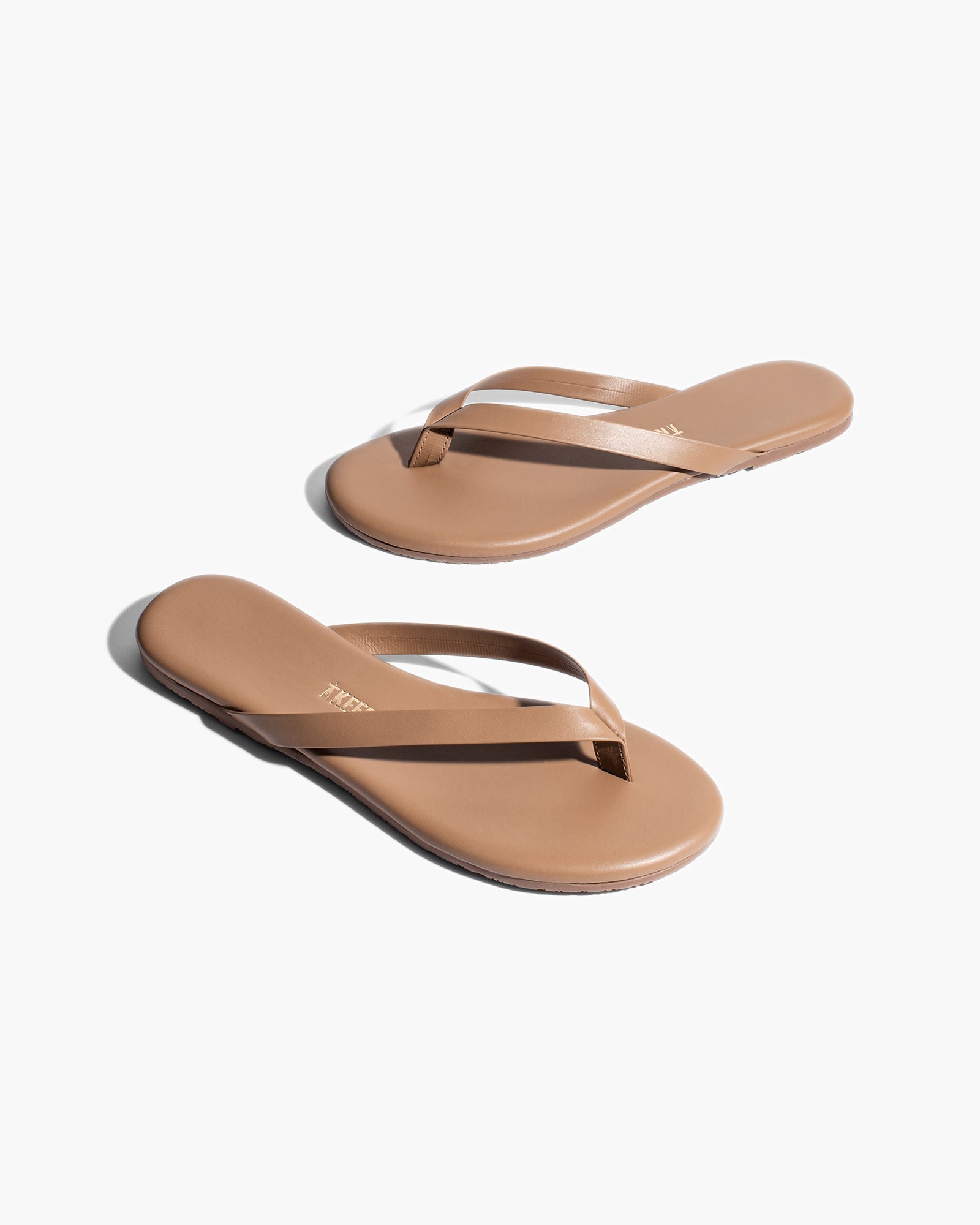 TKEES Boyfriend Women's Flip Flops Rose Gold | DHPWIE-248