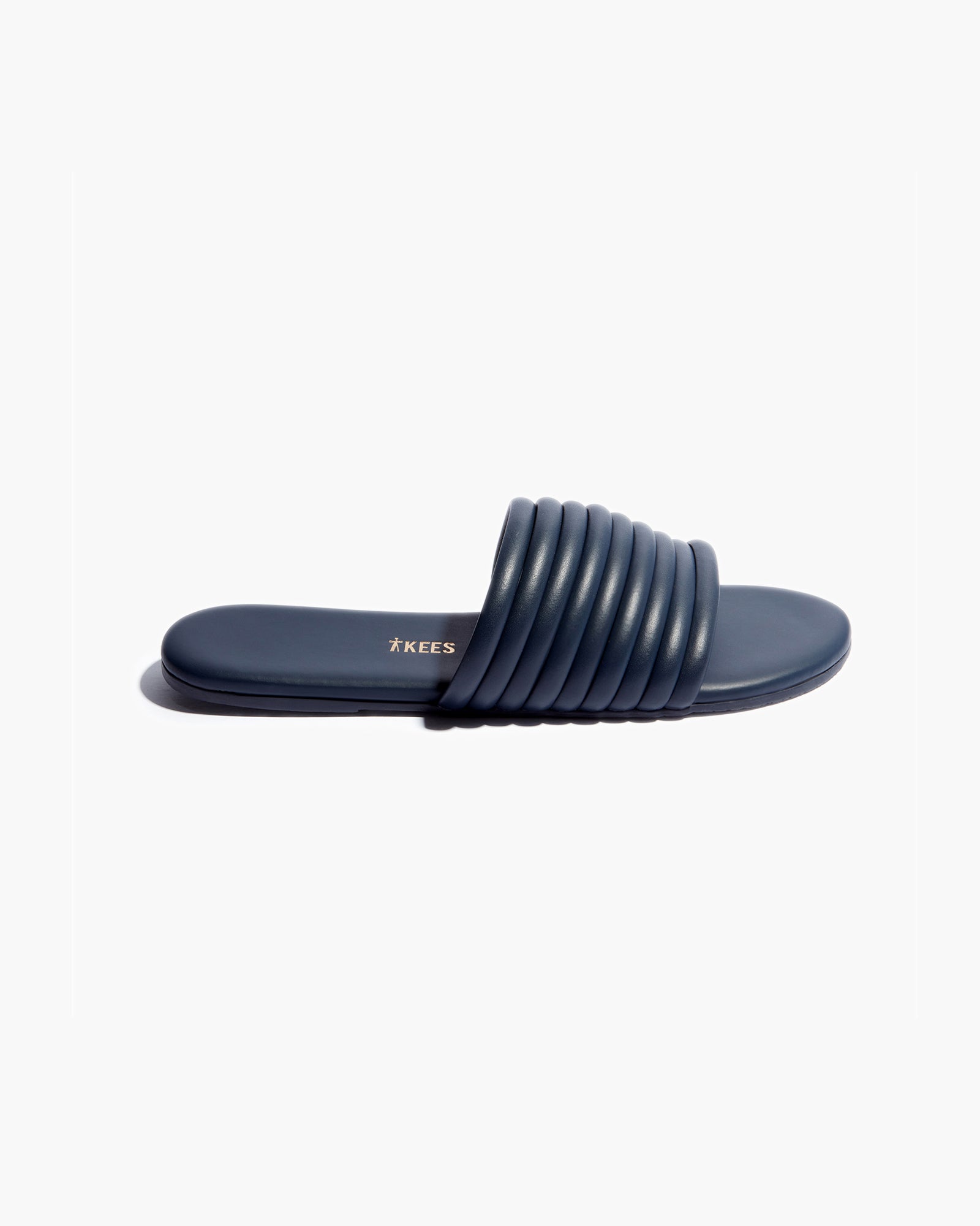 TKEES Caro Women's Slides Blue | PKTNZL-279