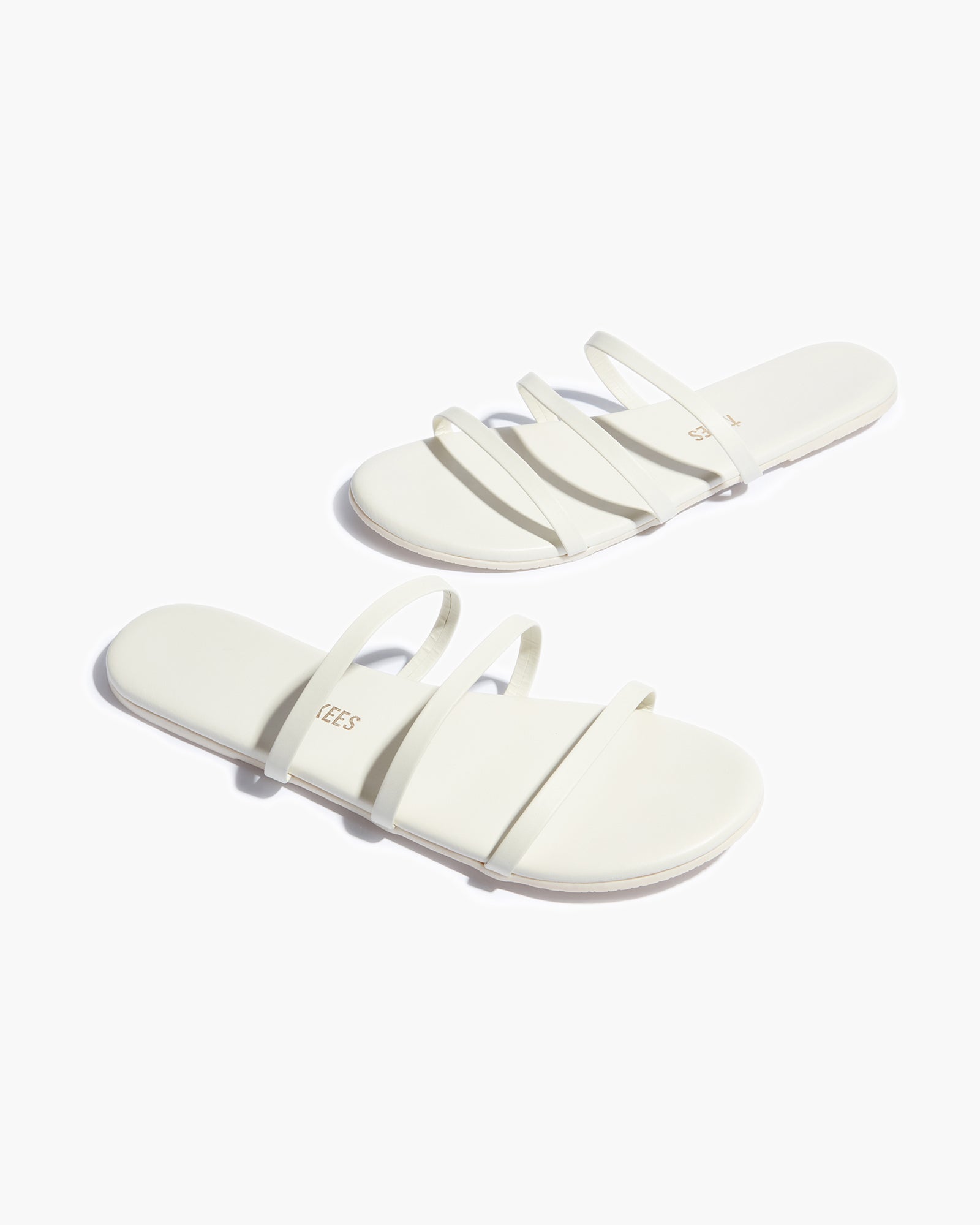 TKEES Emma Women's Sandals Cream | ZJAKBC-602