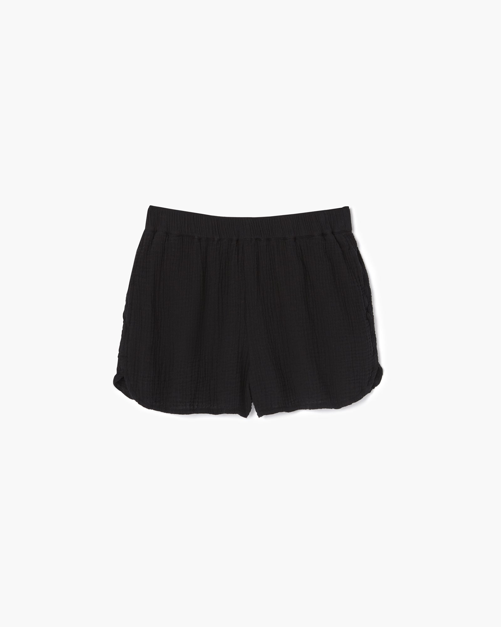 TKEES Gauze Women\'s Shorts Black | BOUCMG-570