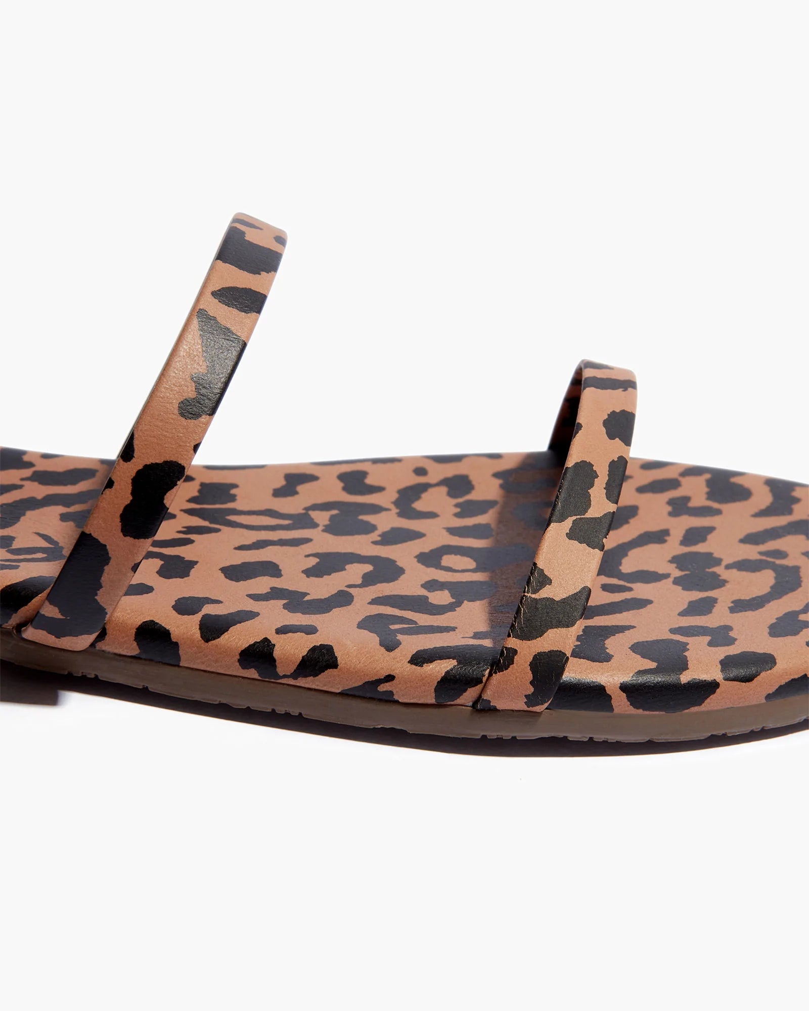 TKEES Gemma Animal Women's Sandals Leopard | LQWJSC-286