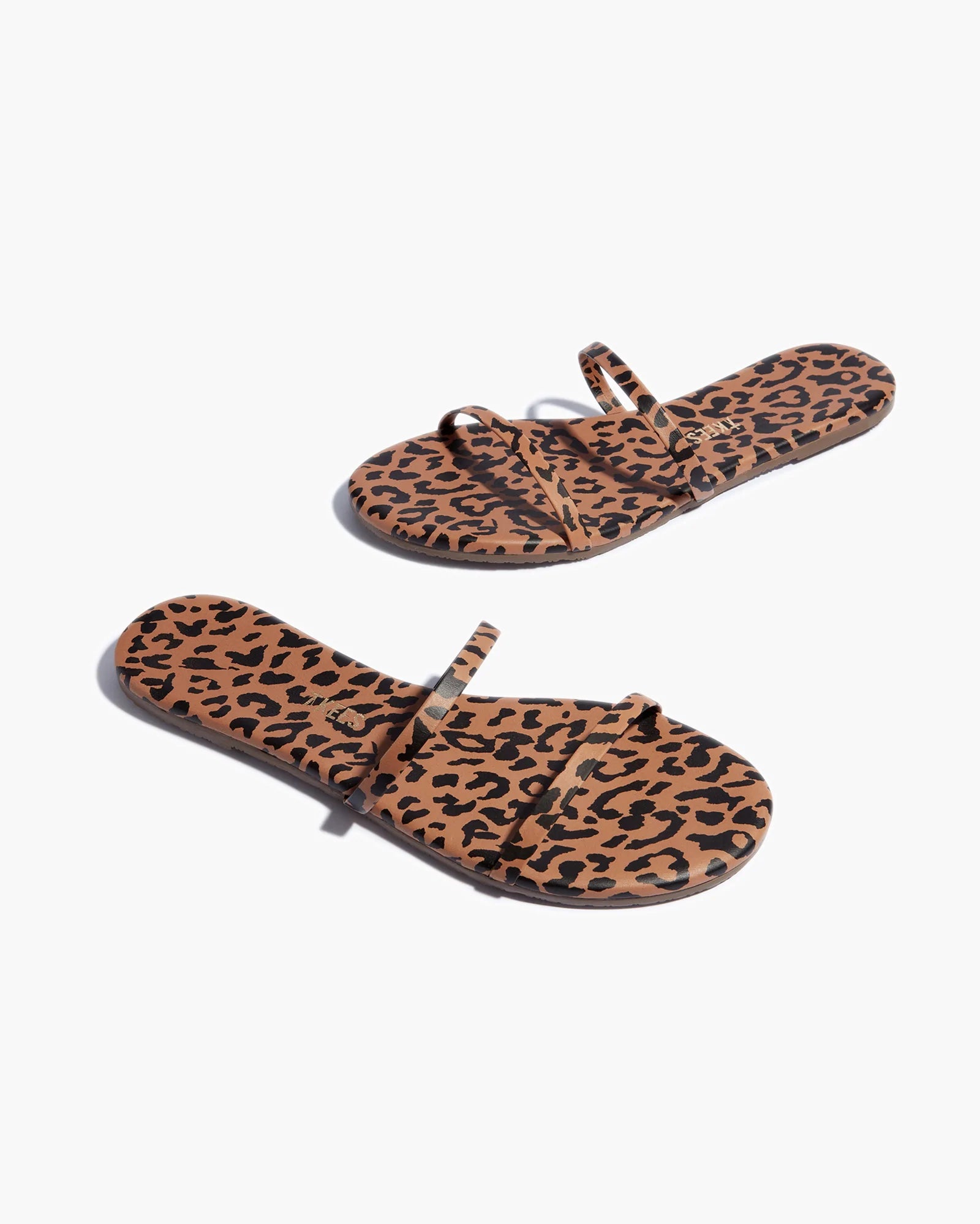 TKEES Gemma Animal Women's Sandals Leopard | LQWJSC-286