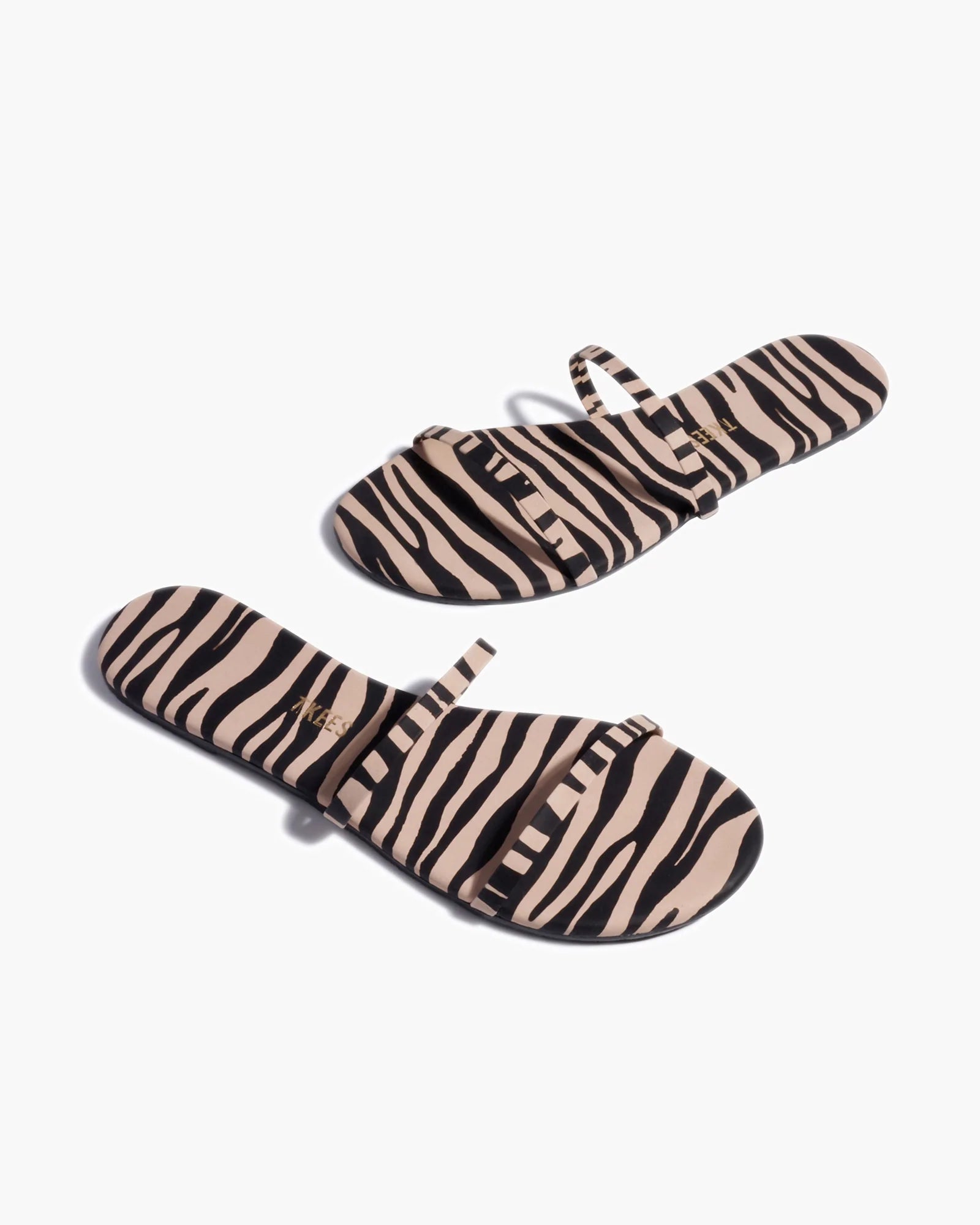 TKEES Gemma Animal Women's Sandals White / Black | BJRLAZ-089