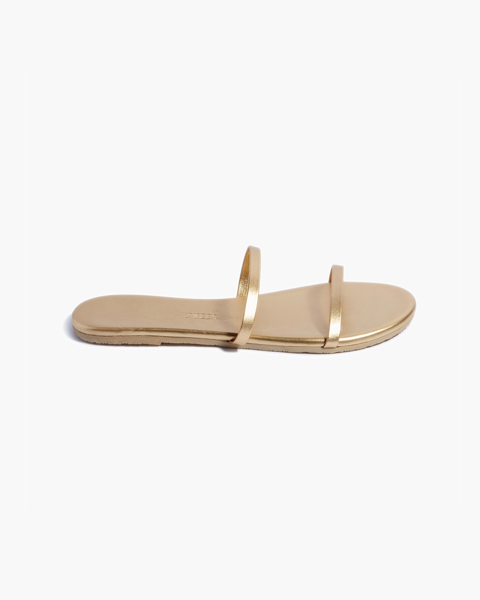 TKEES Gemma Metallics Women's Sandals Gold | KQREIB-605