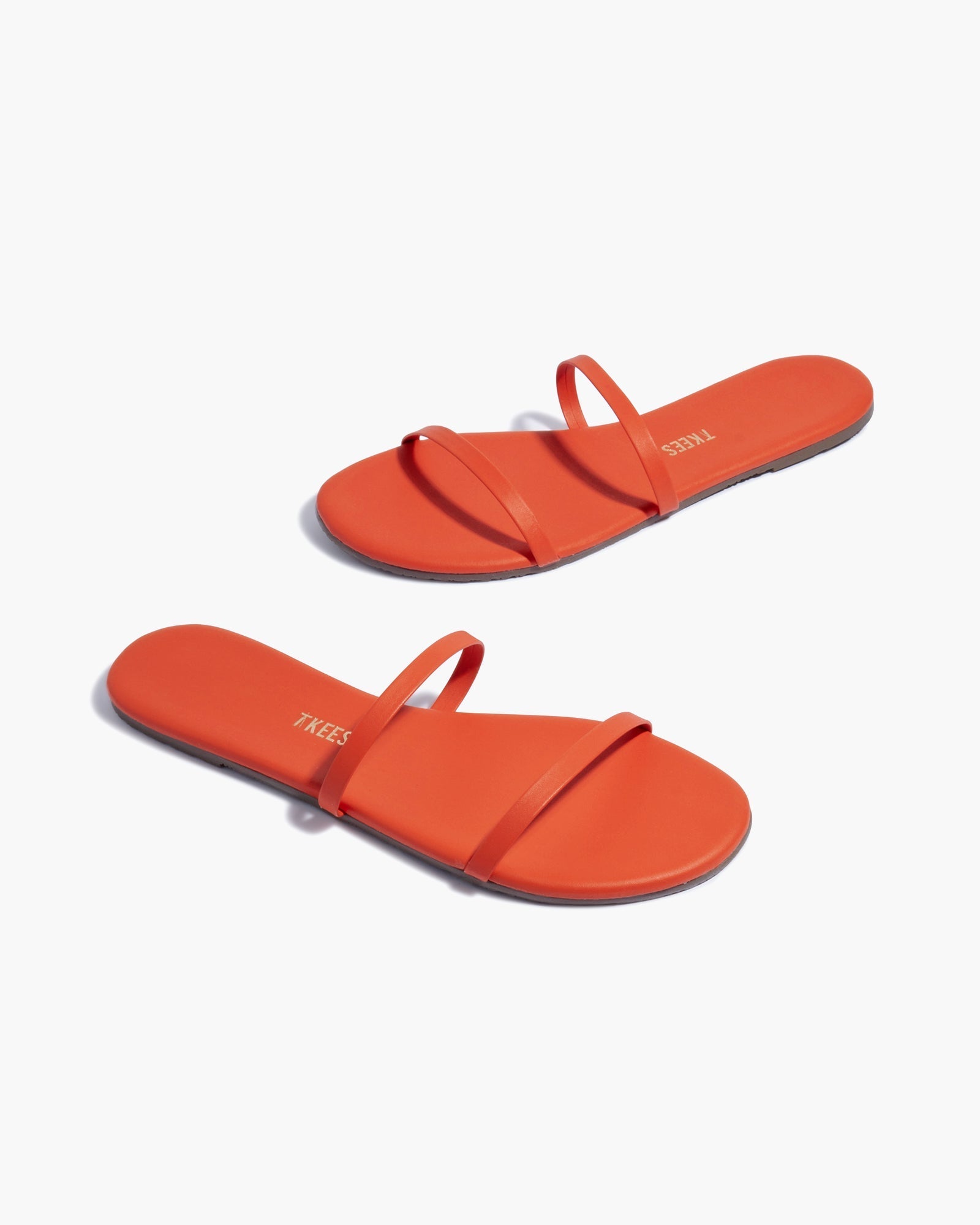 TKEES Gemma Pigments Women's Sandals Orange | TKDYES-375