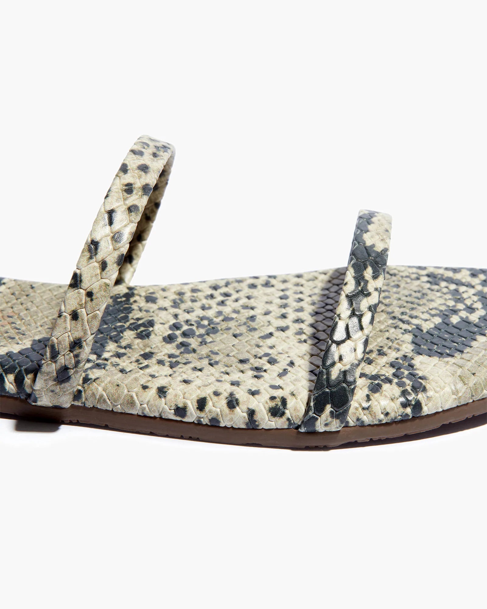 TKEES Gemma Vegan Animal Women's Sandals Brown Snake | FXTLUE-780