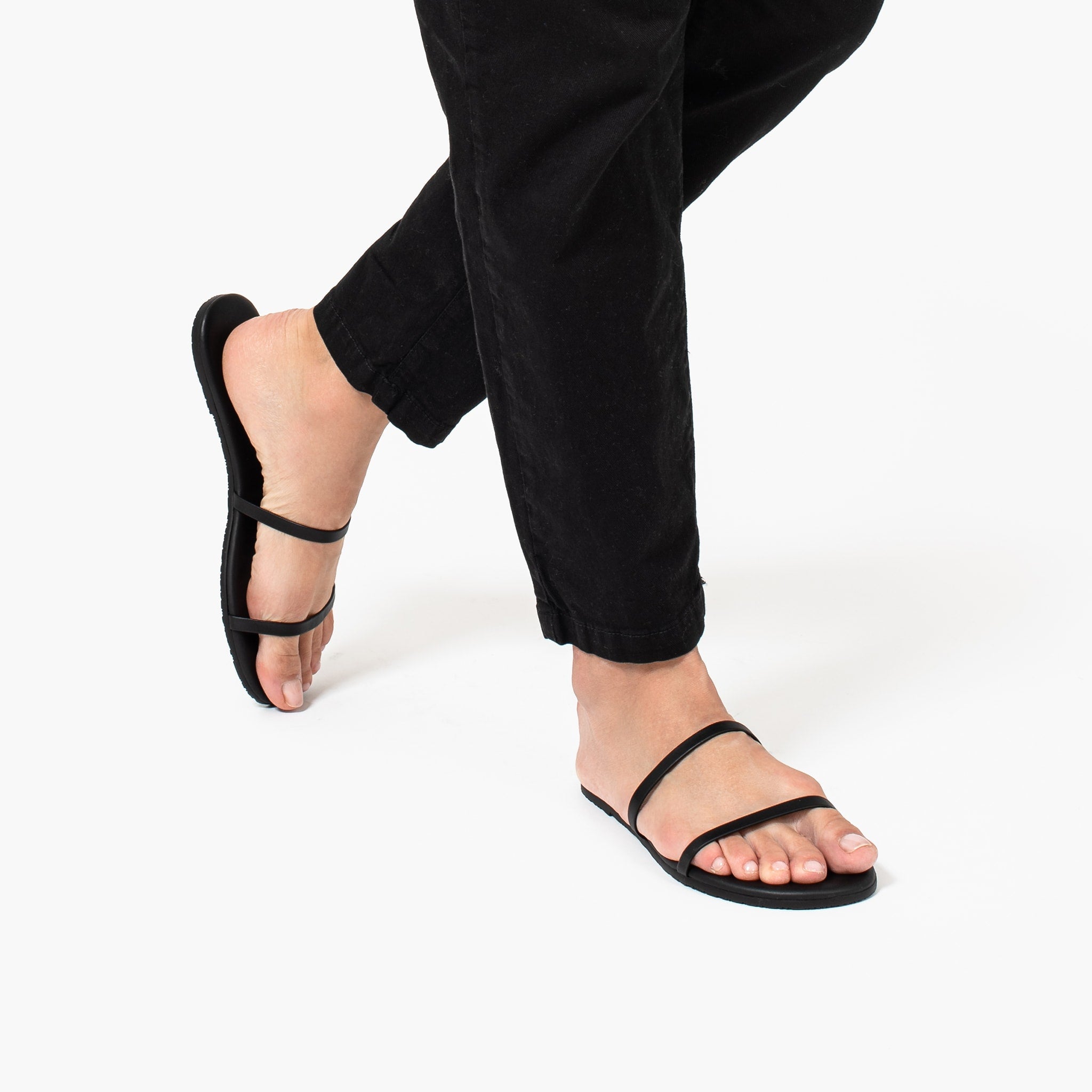 TKEES Gemma Women's Sandals Black | EVPHXN-751