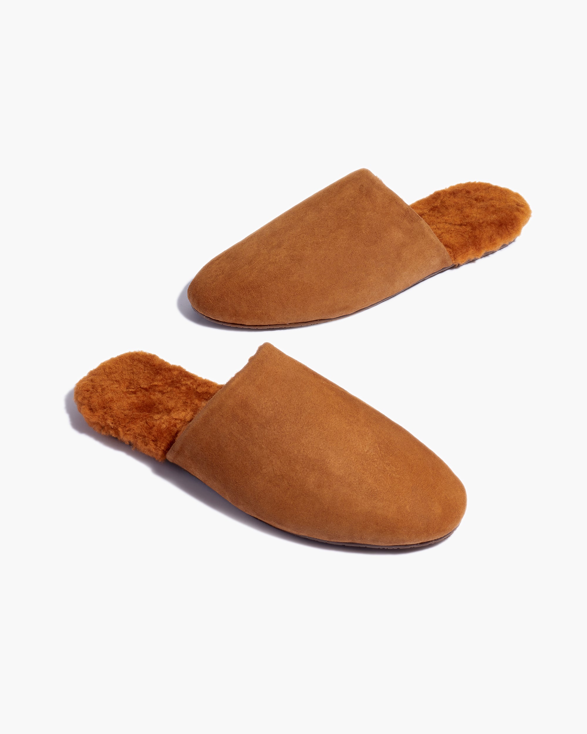 TKEES Ines Shearling Women's Slides Brown | ISMDCX-057