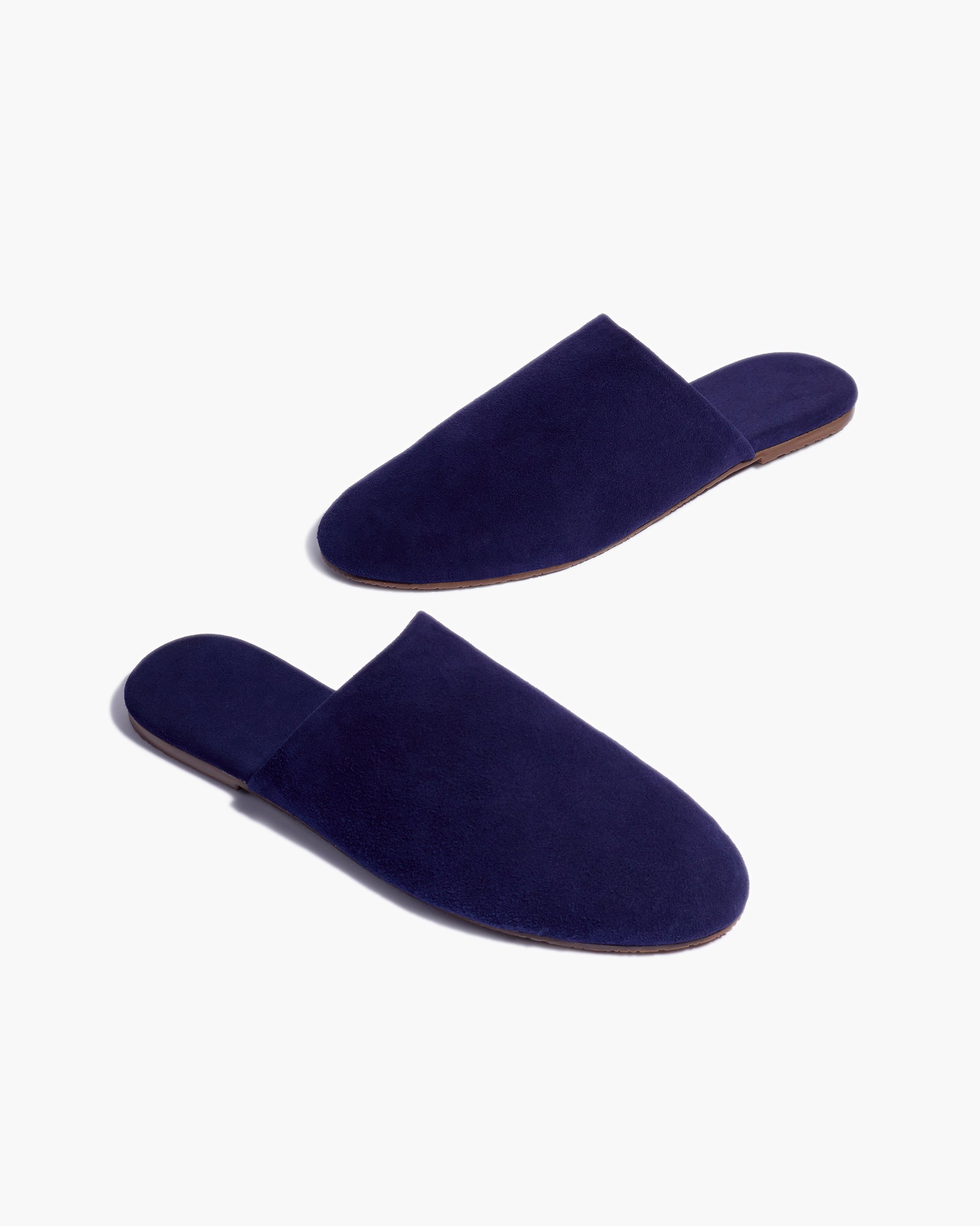 TKEES Ines Women's Slides Navy | HTUNKE-690