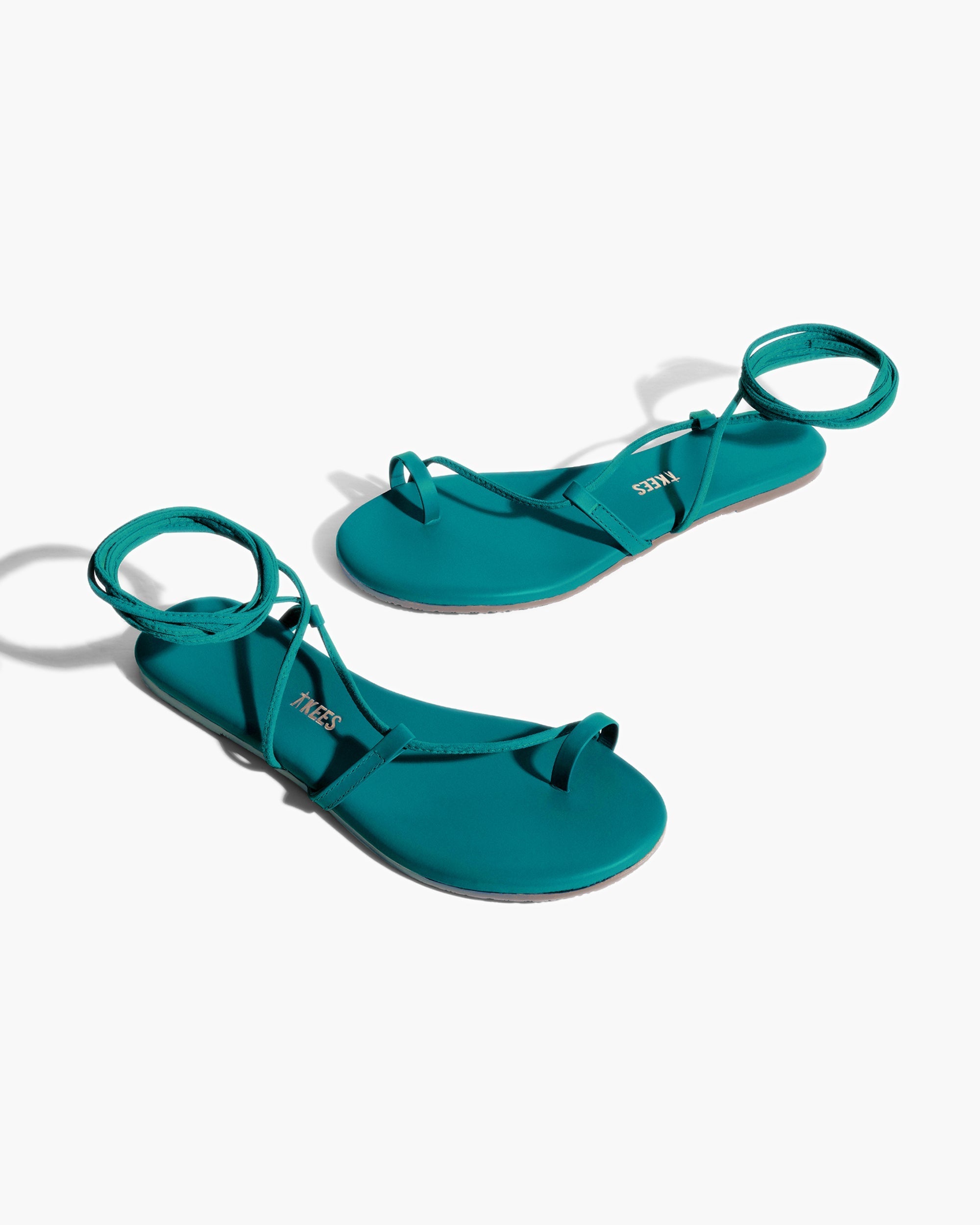 TKEES Jo Pigments Women's Sandals Turquoise | VJPWHX-514