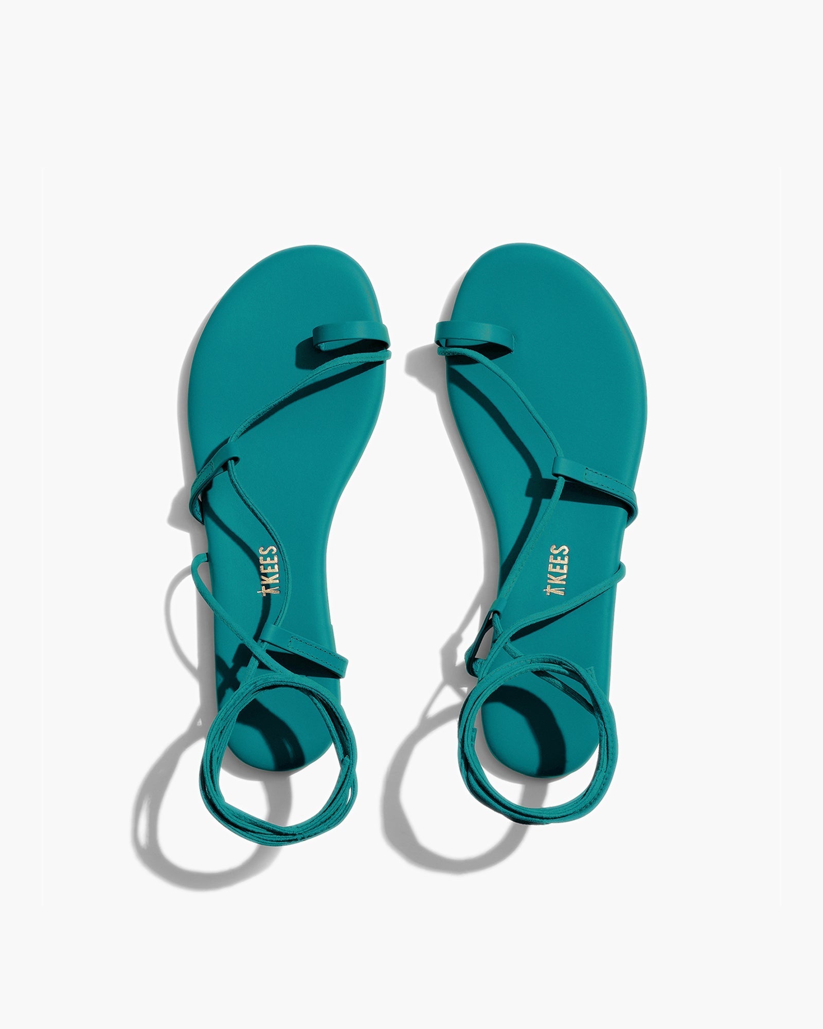 TKEES Jo Pigments Women\'s Sandals Turquoise | VJPWHX-514