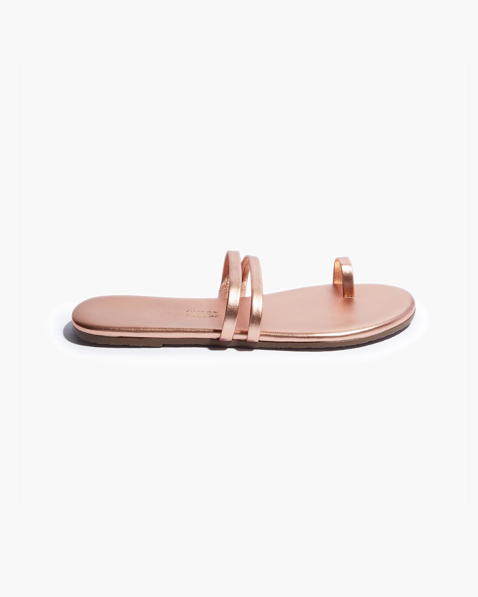 TKEES Leah Metallics Women's Sandals Pink | YWIRTV-790