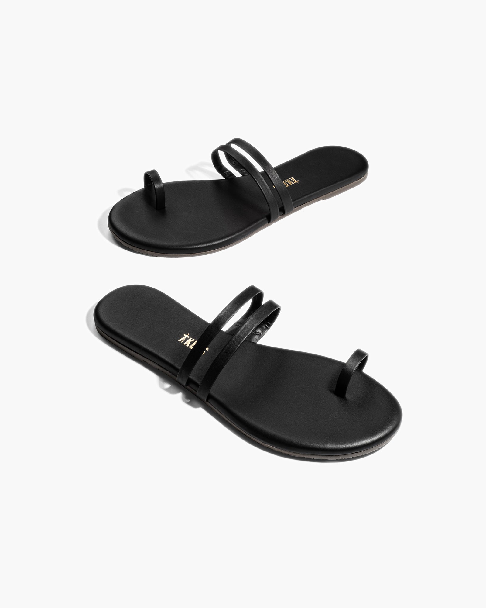 TKEES Leah Women's Sandals Black | AJCDKF-136