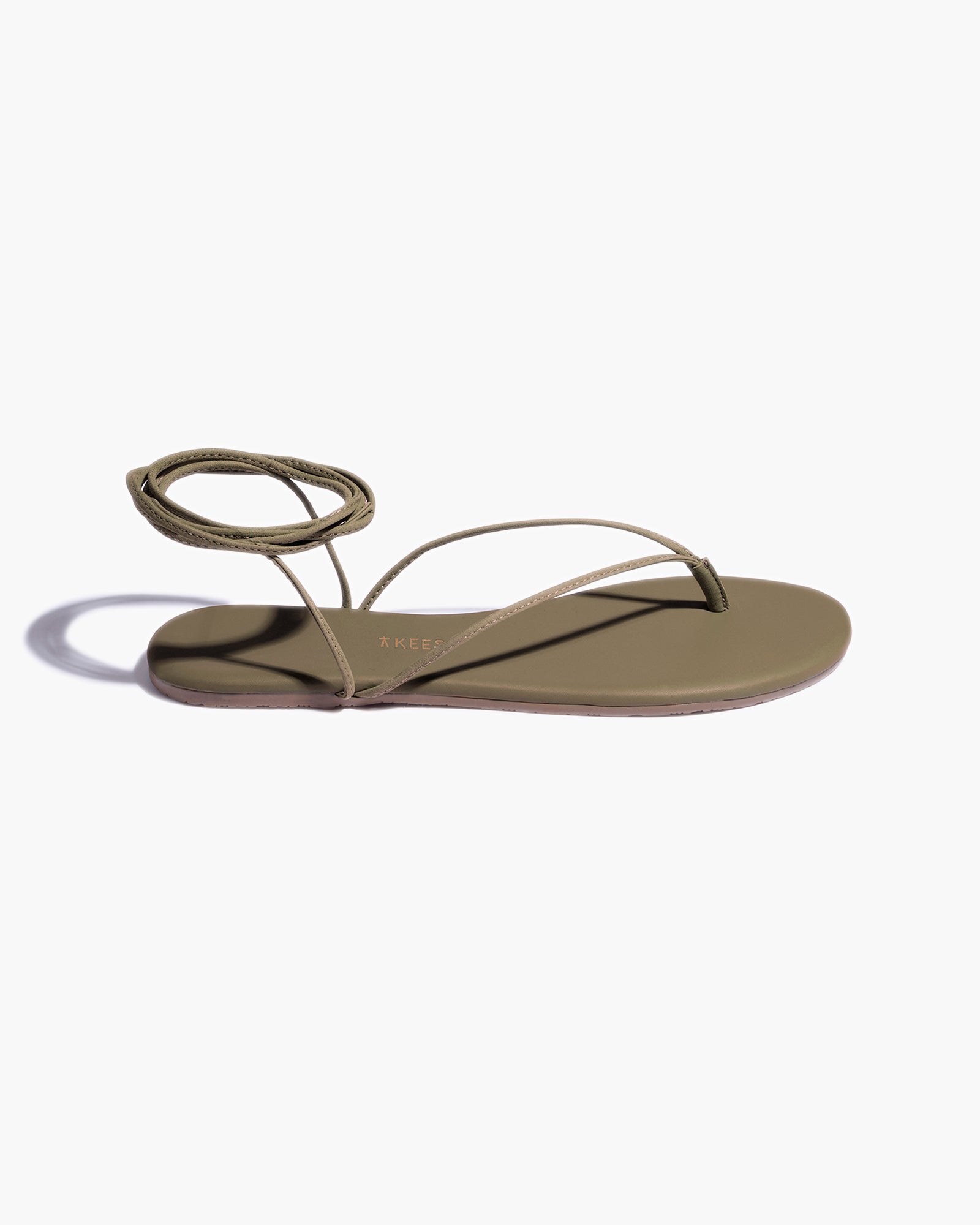 TKEES Lilu Women's Sandals Olive | LOFETJ-439