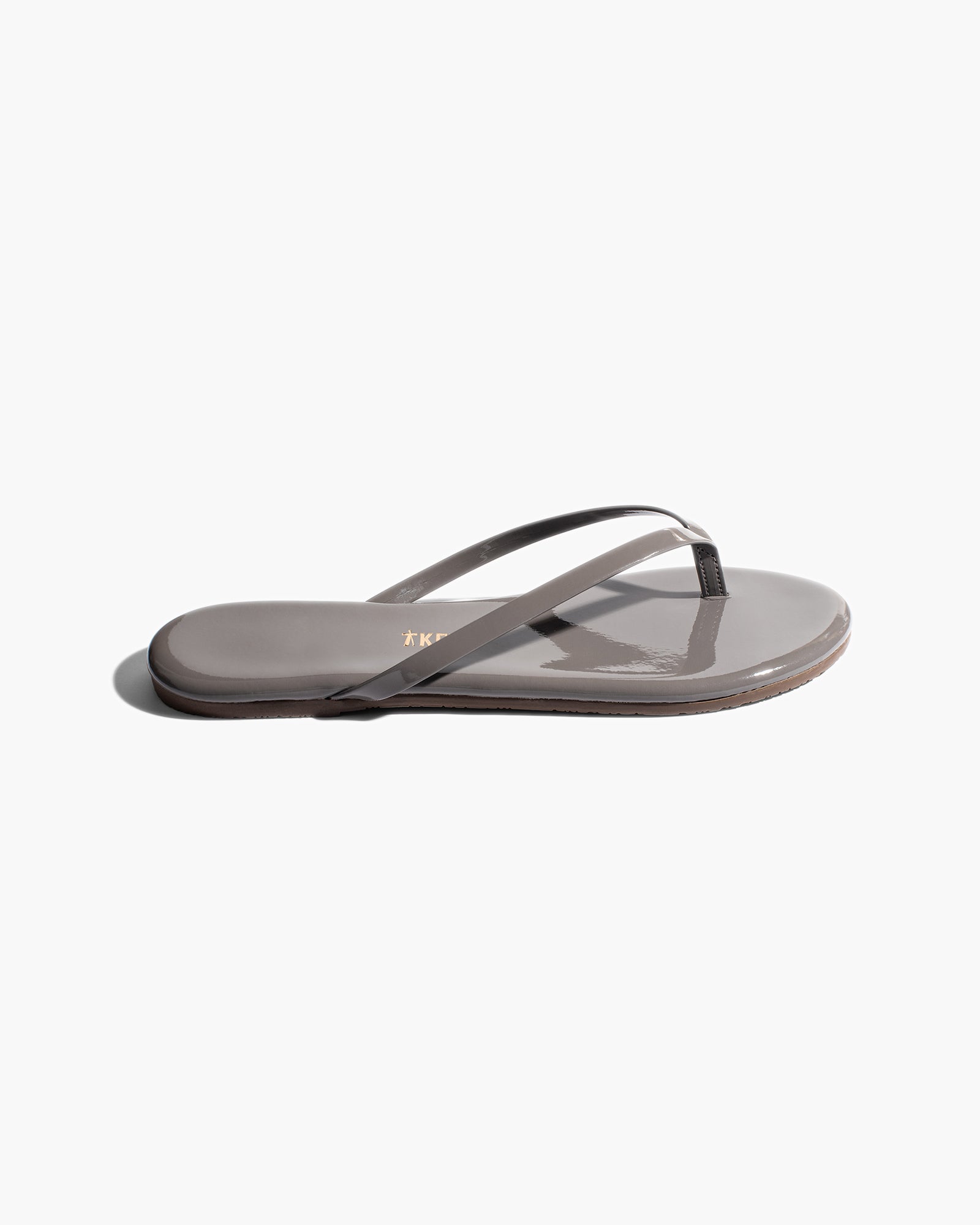 TKEES Lily Glosses Women's Flip Flops Grey | EBGAYL-987