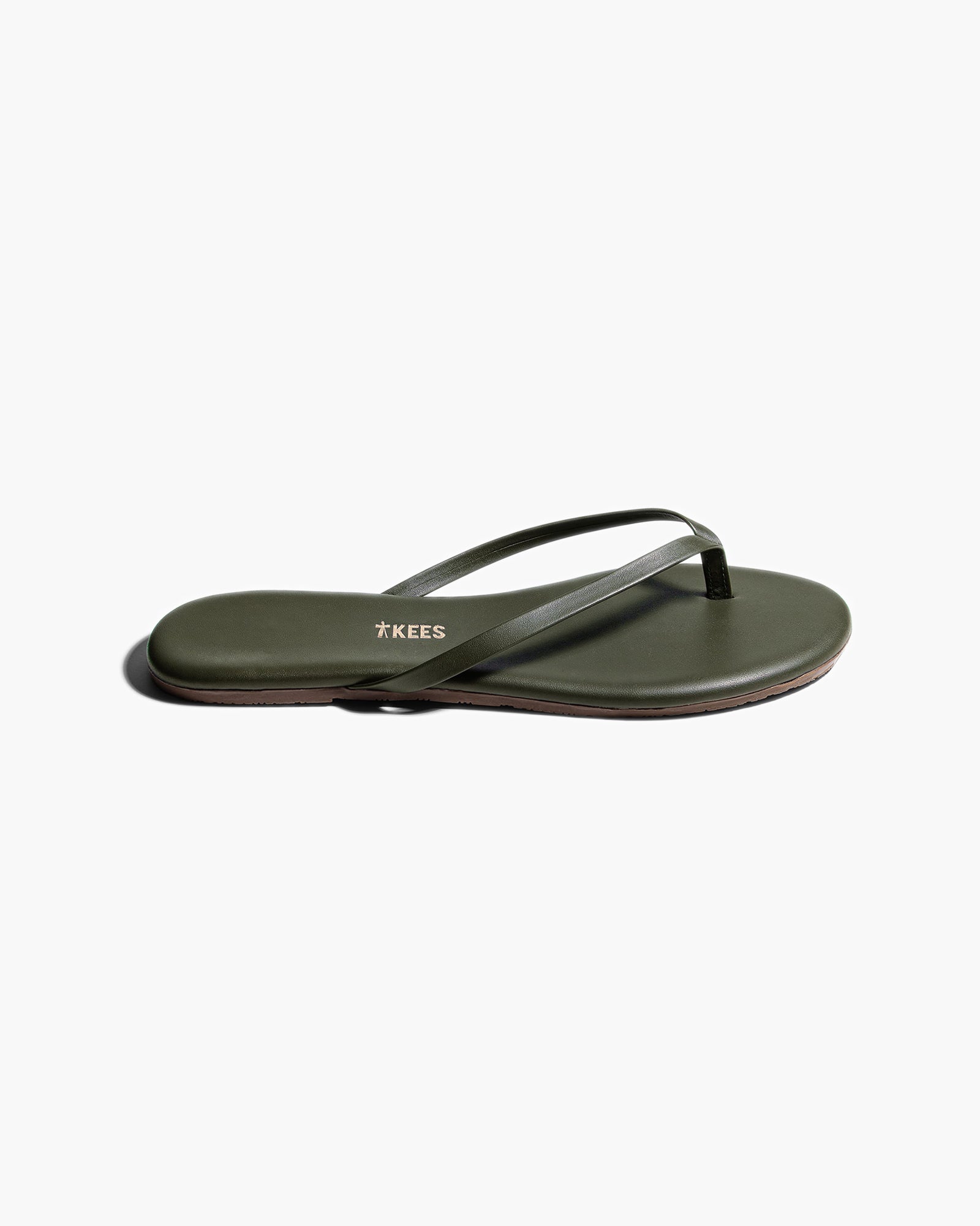 TKEES Lily Liners Women's Flip Flops Green | CKJOSM-943