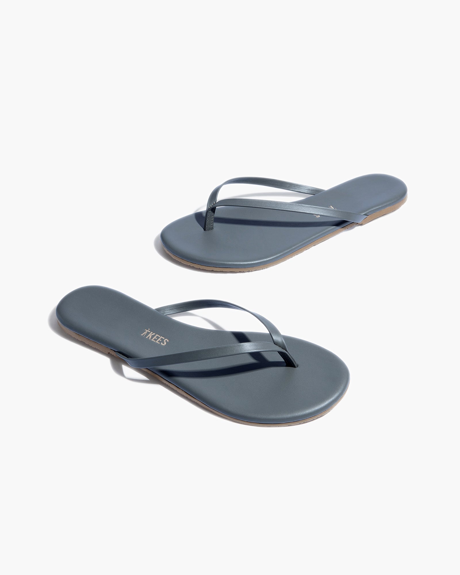 TKEES Lily Liners Women's Flip Flops Grey | VWNHLS-602