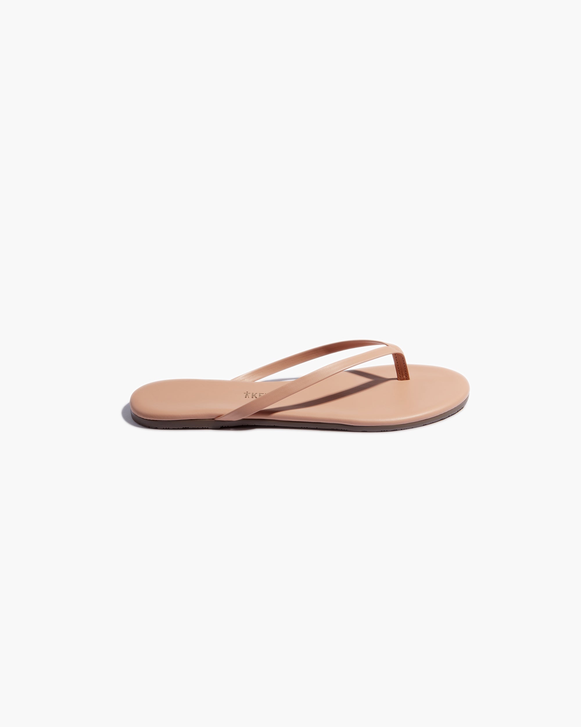 TKEES Lily Nudes Women's Flip Flops Beige | IETQSX-304