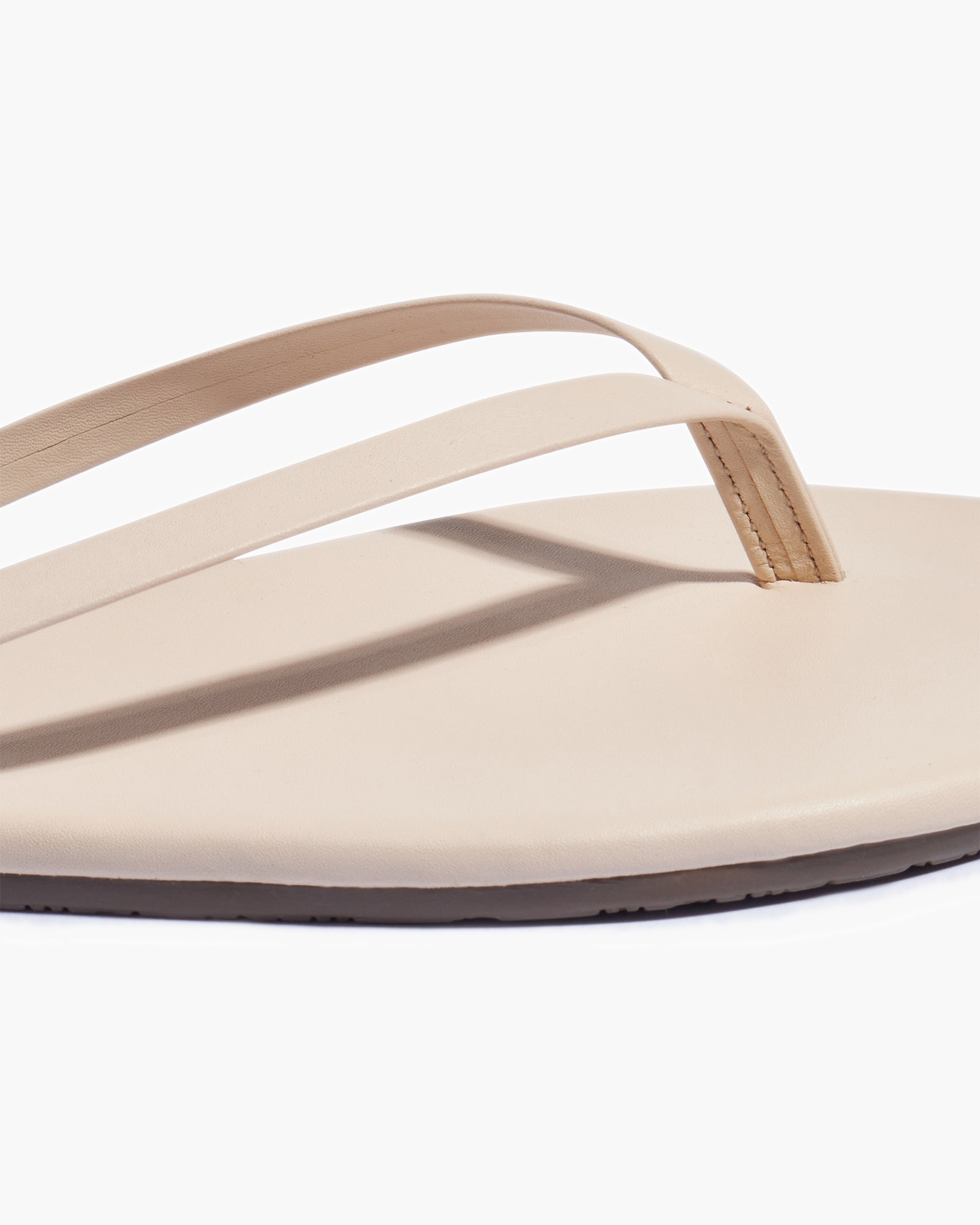 TKEES Lily Nudes Women's Flip Flops Beige | OPWQTN-594