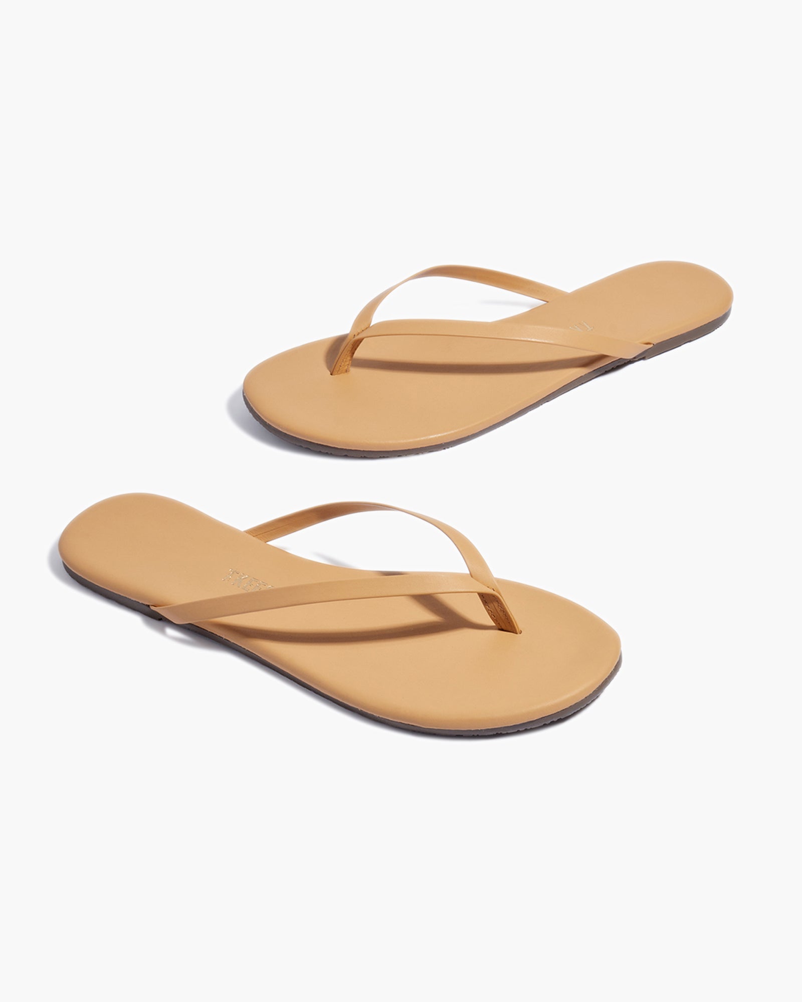 TKEES Lily Nudes Women's Flip Flops Brown | HJMZRT-618