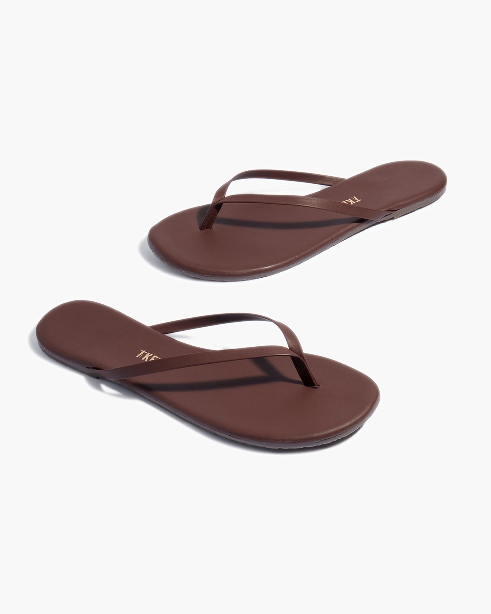 TKEES Lily Nudes Women's Flip Flops Brown | POXDCZ-485