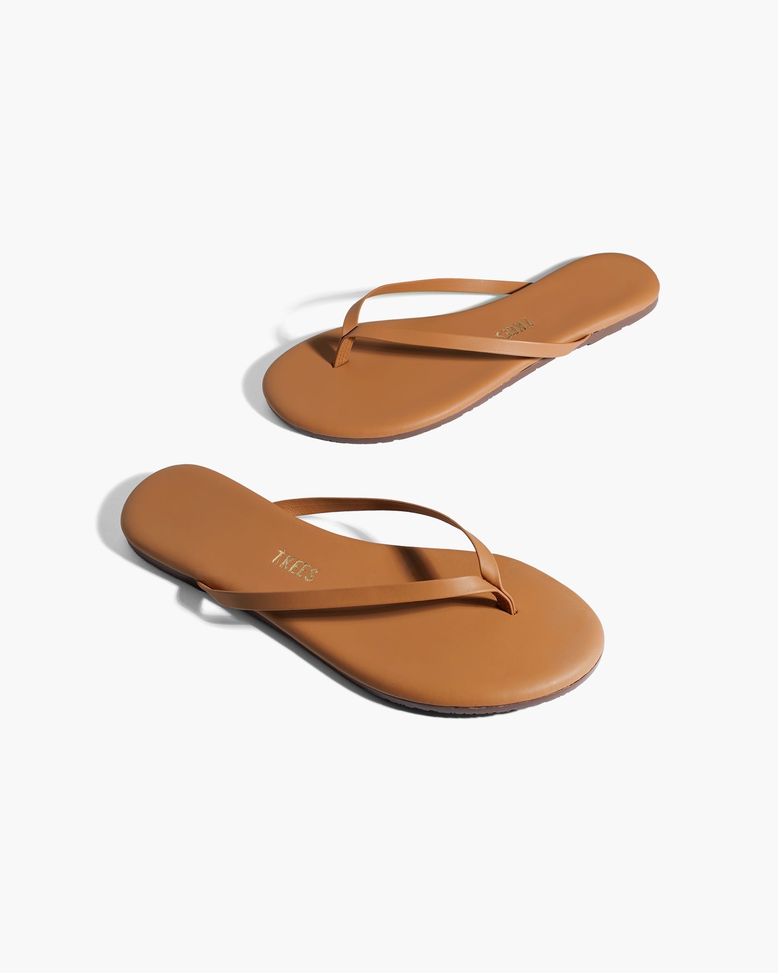 TKEES Lily Nudes Women's Flip Flops Brown | ZMRYFL-365