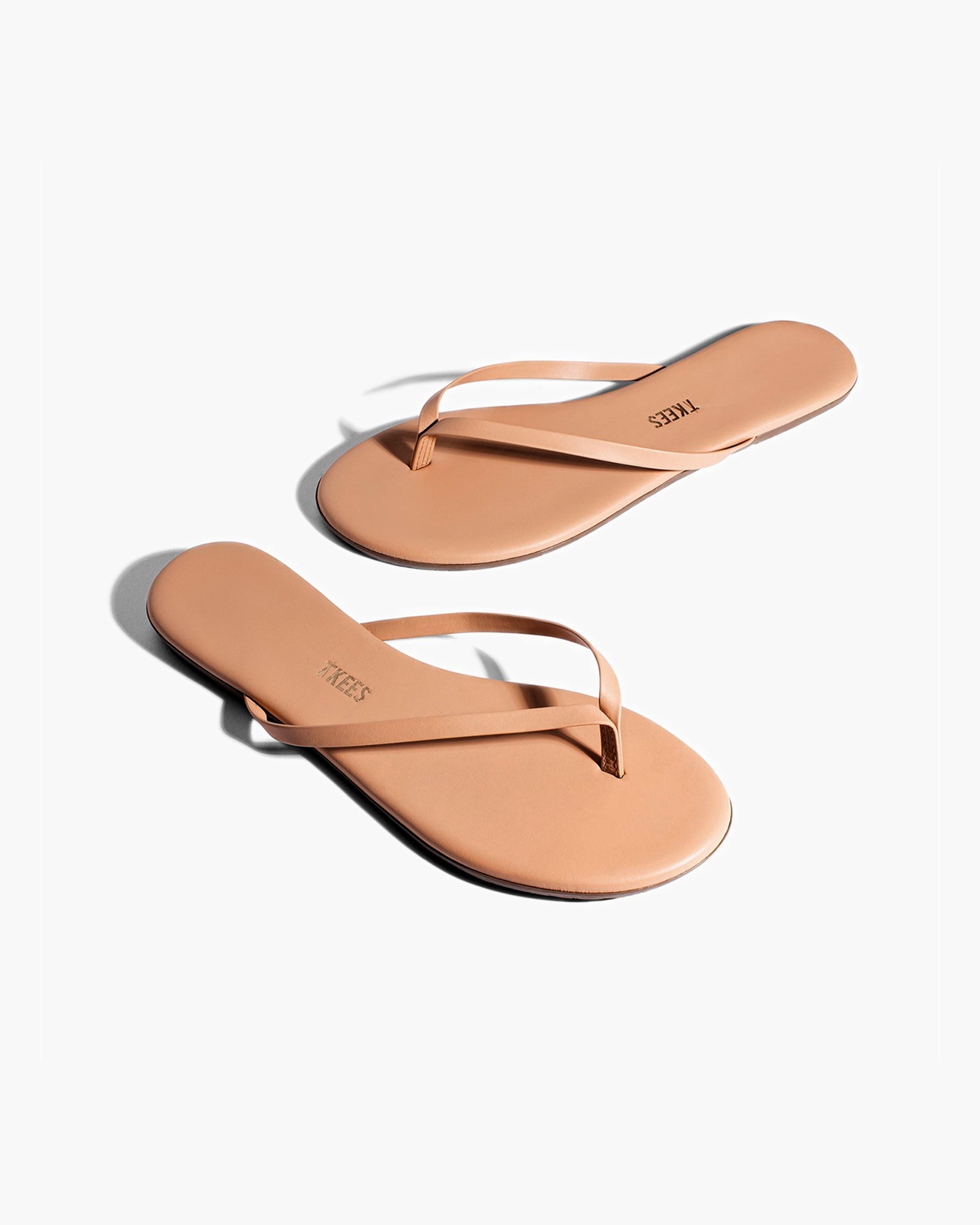 TKEES Lily Nudes Women's Flip Flops Pink | MIONZR-452