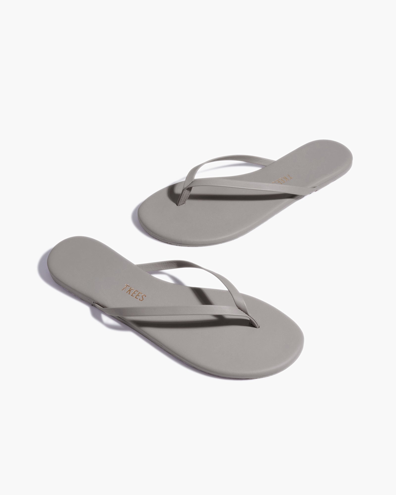 TKEES Lily Pigments Women's Flip Flops Grey | DXBPHJ-029