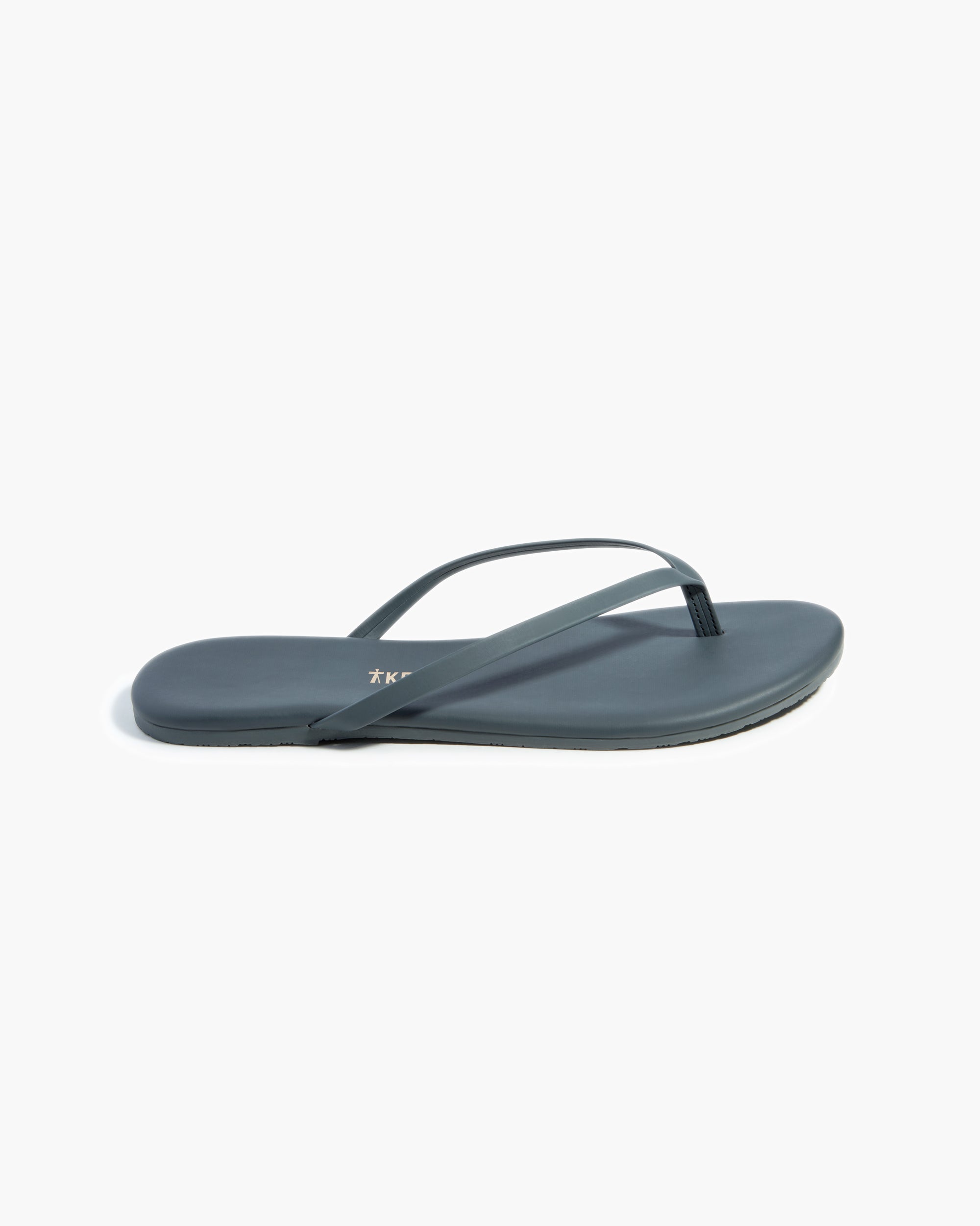 TKEES Lily Vegan Women's Flip Flops Blue | EHAXYV-157