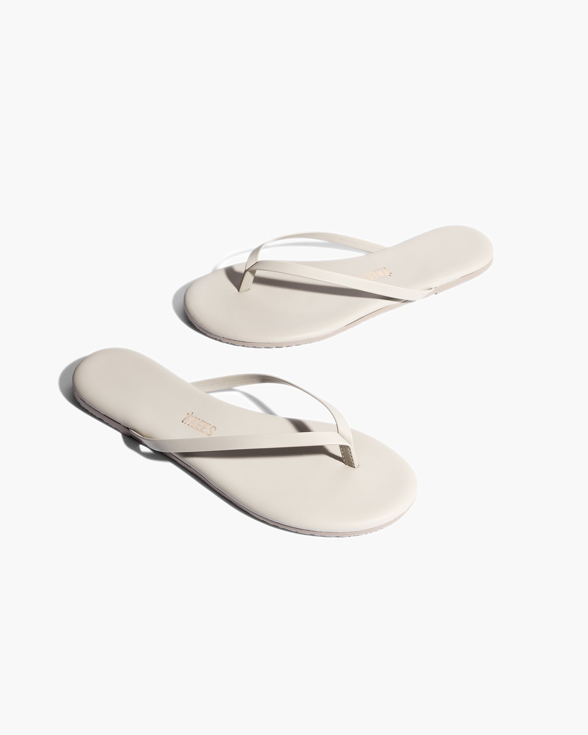 TKEES Lily Vegan Women's Flip Flops Grey | SZTOJP-093