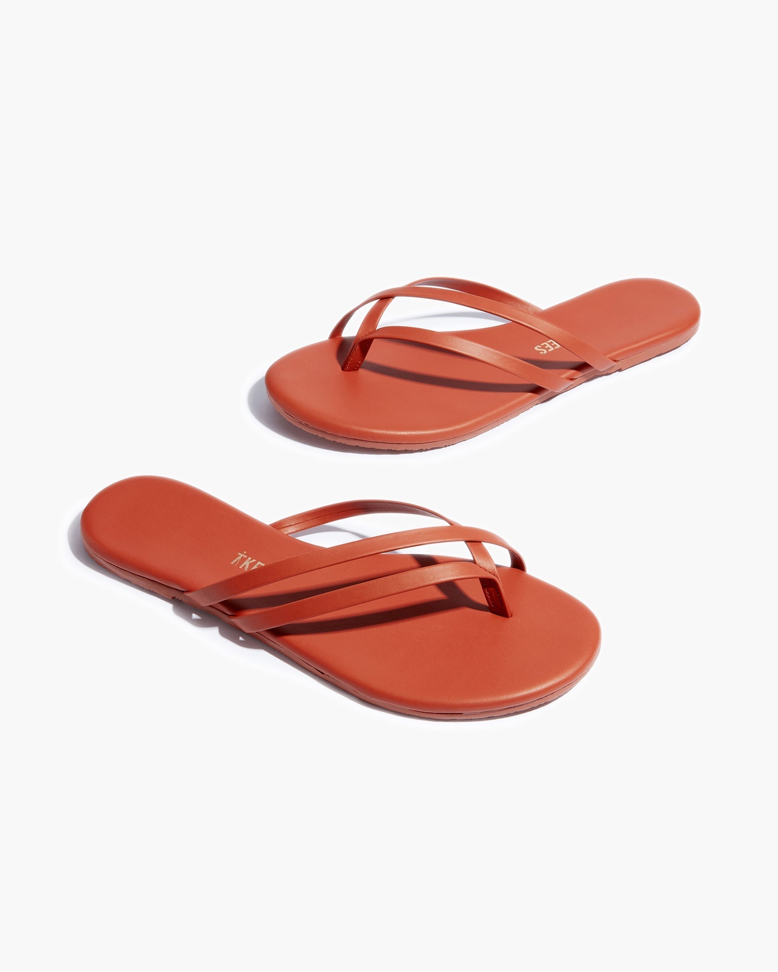 TKEES Liri Women's Flip Flops Red | GWBXFQ-903