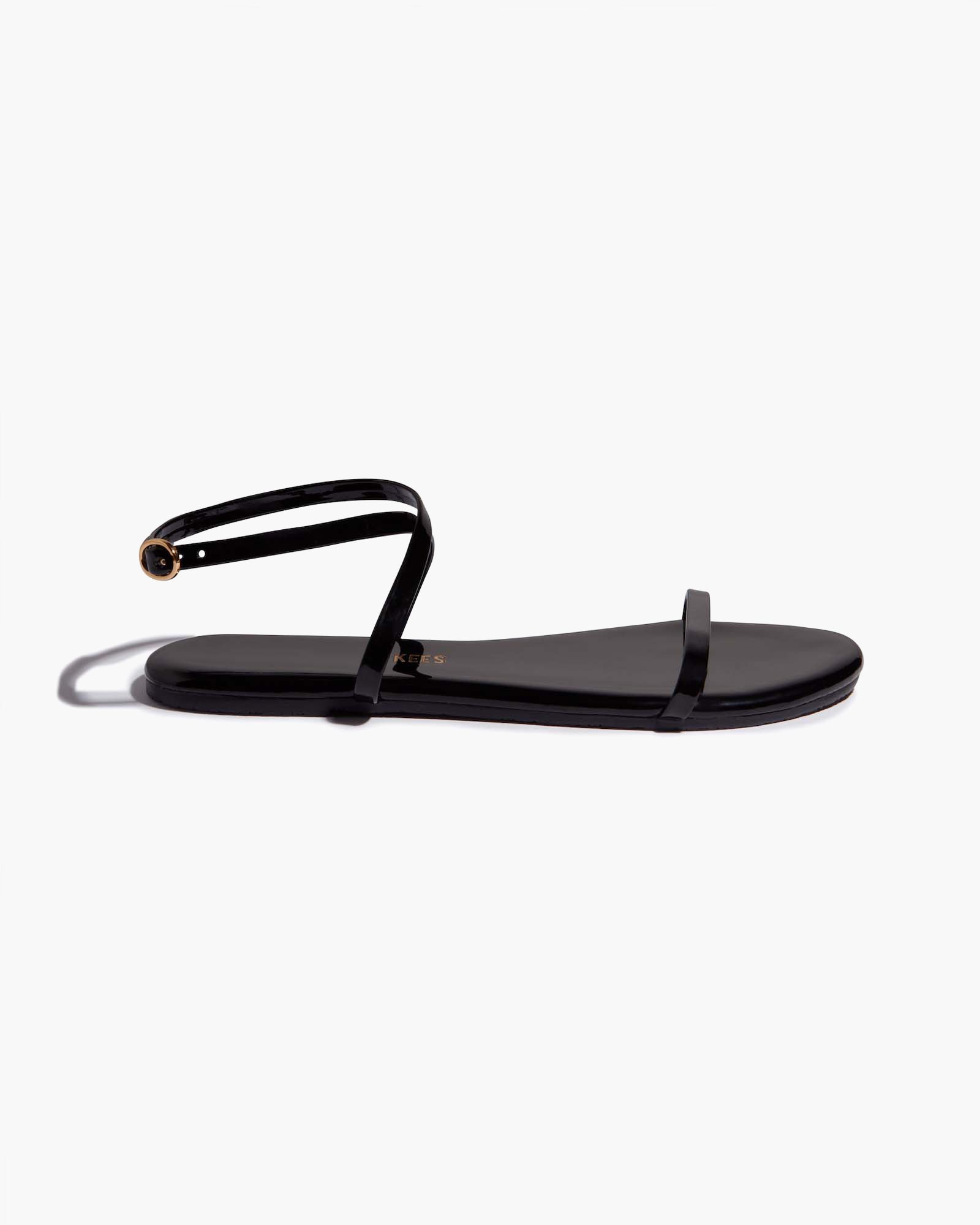 TKEES MJ Glosses Women's Sandals Black | IKTDCS-902