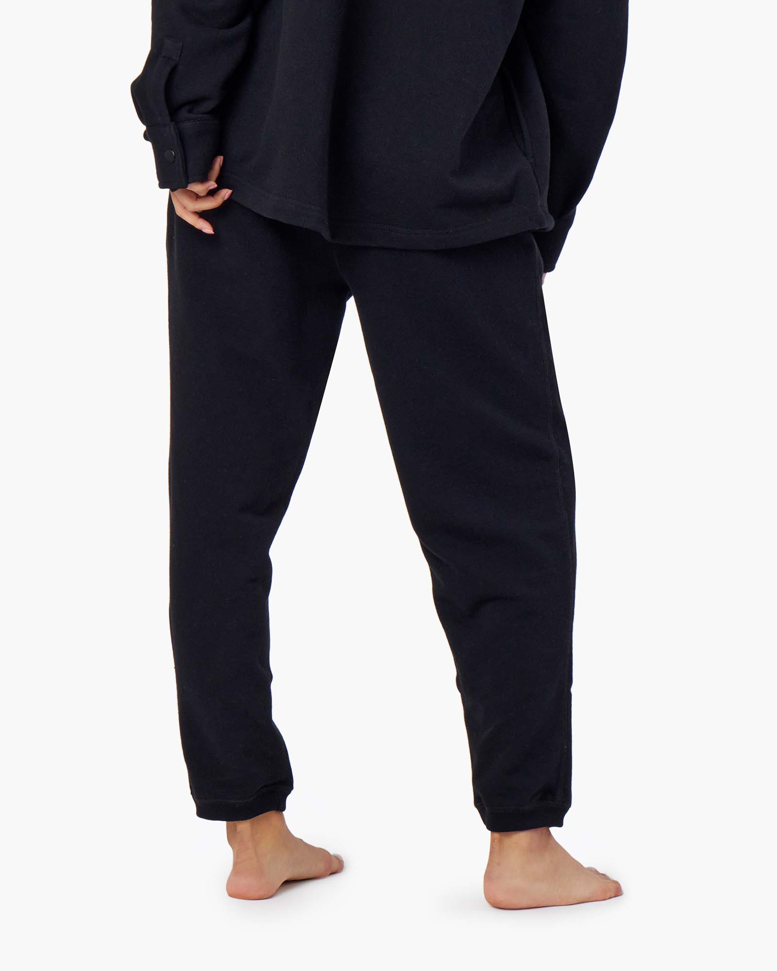 TKEES Panelled Women's Jogger Black | HXVKOI-106