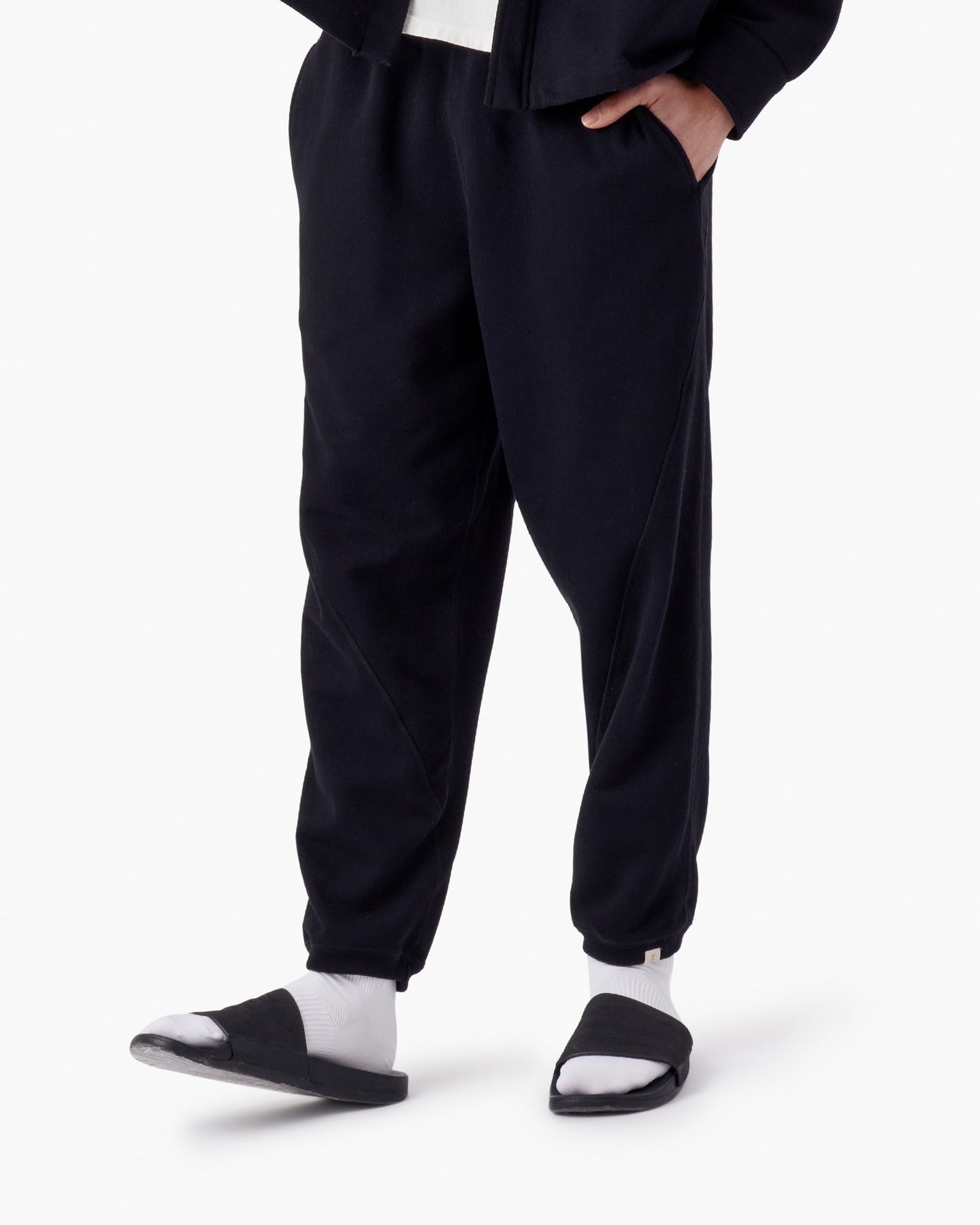 TKEES Panelled Women's Jogger Black | HXVKOI-106