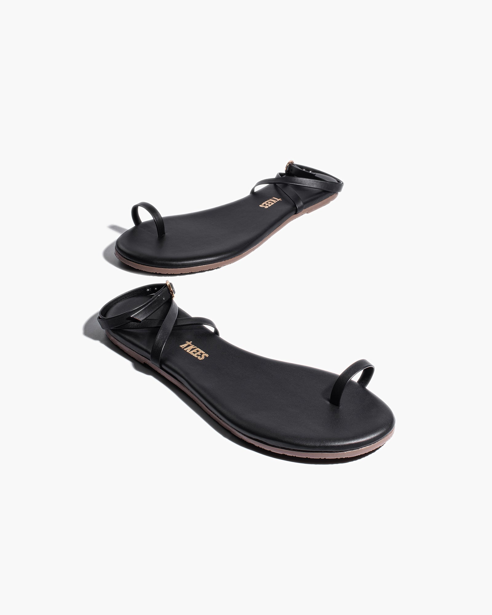 TKEES Phoebe Women's Sandals Black | SEAIVK-178