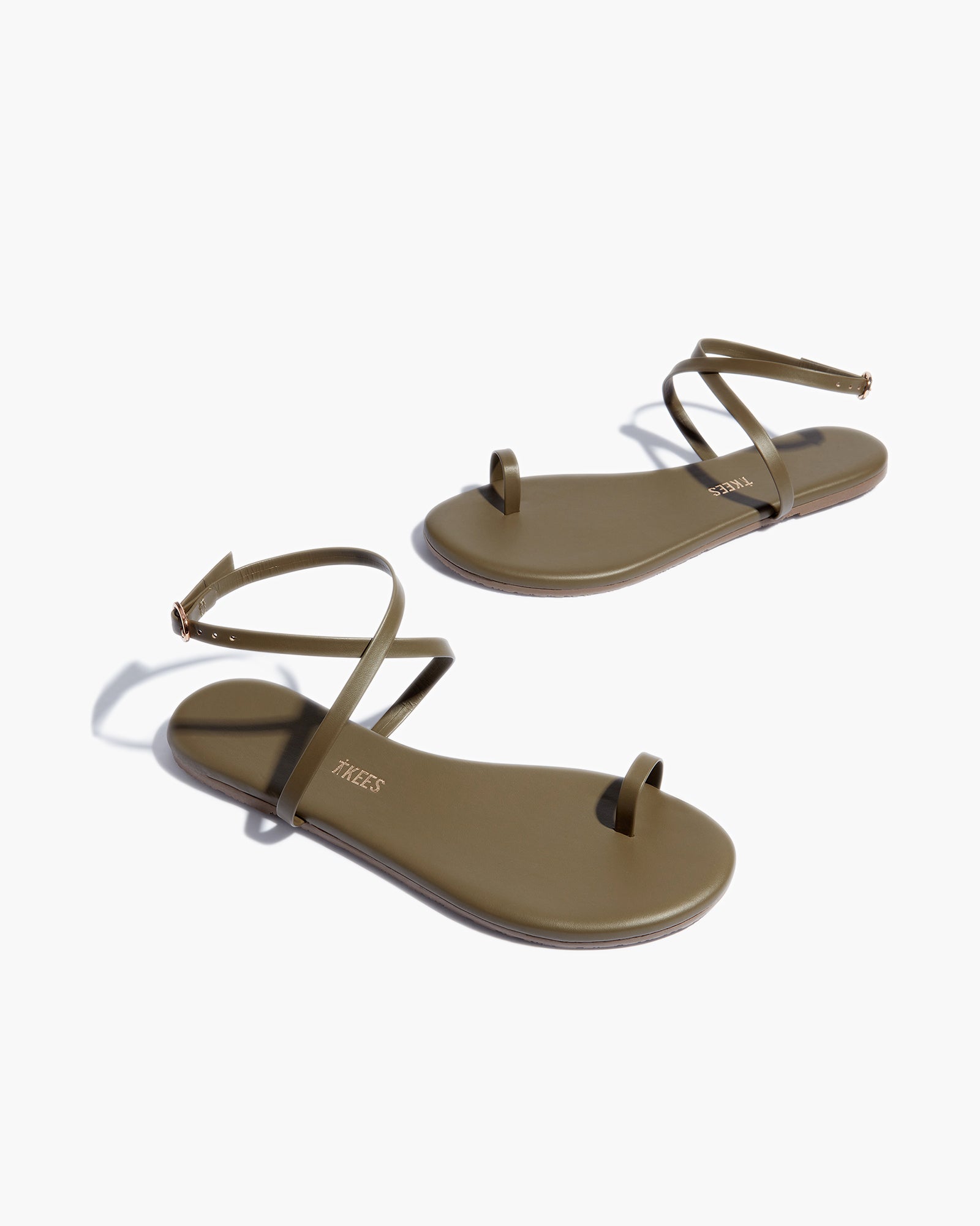 TKEES Phoebe Women's Sandals Green | FWERBQ-903