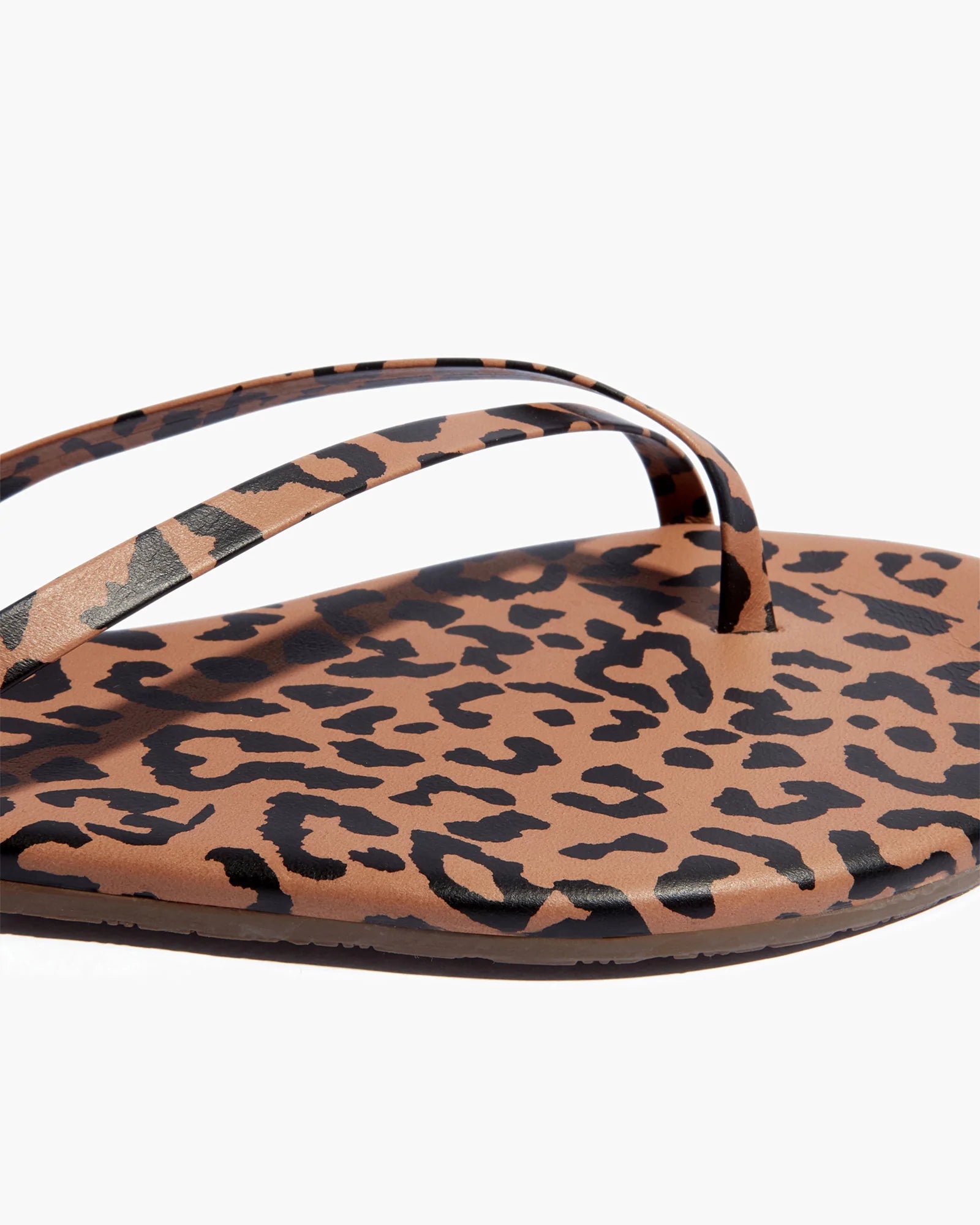 TKEES Riley Animal Women's Sandals Leopard | XCJEPY-490