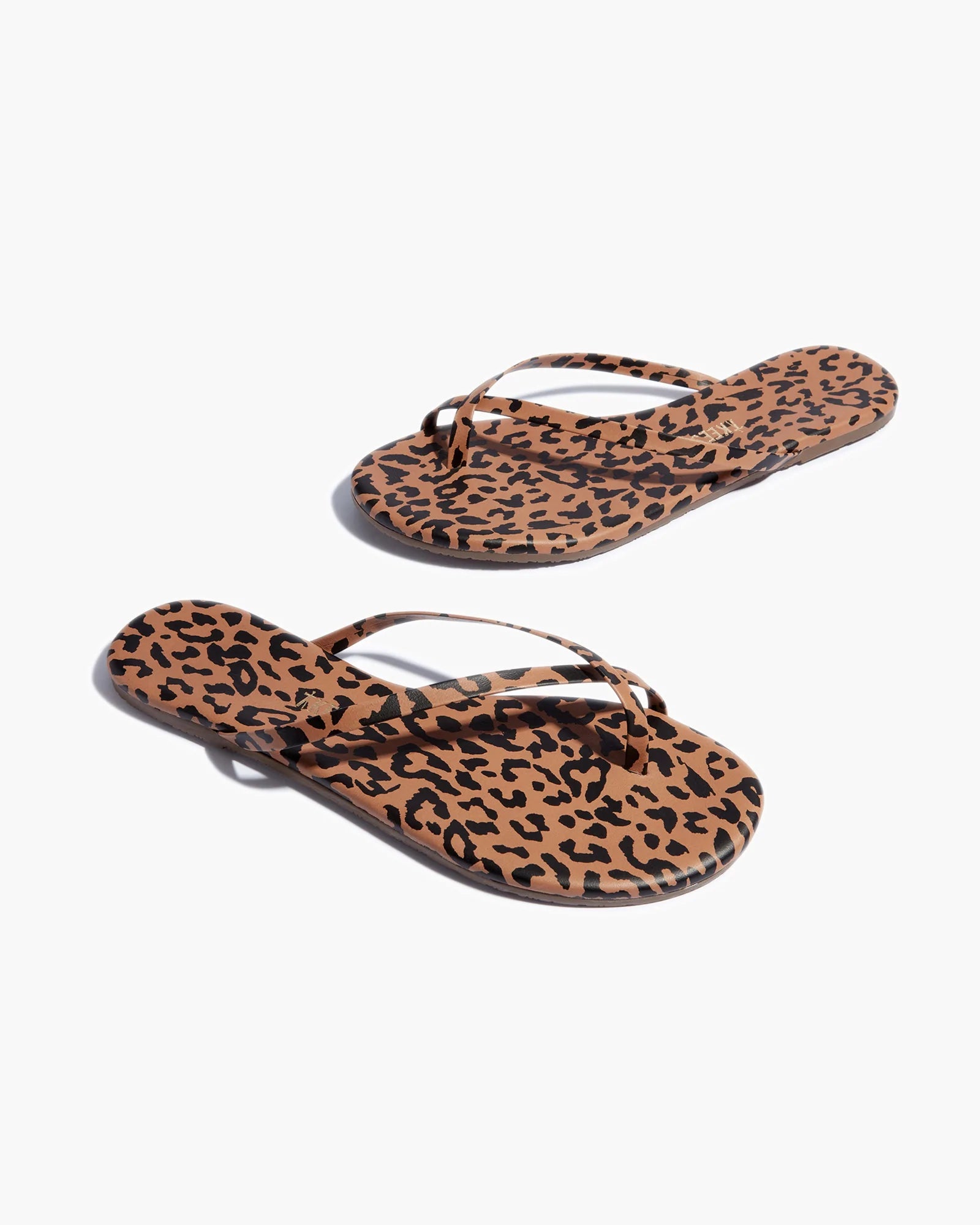 TKEES Riley Animal Women's Sandals Leopard | XCJEPY-490