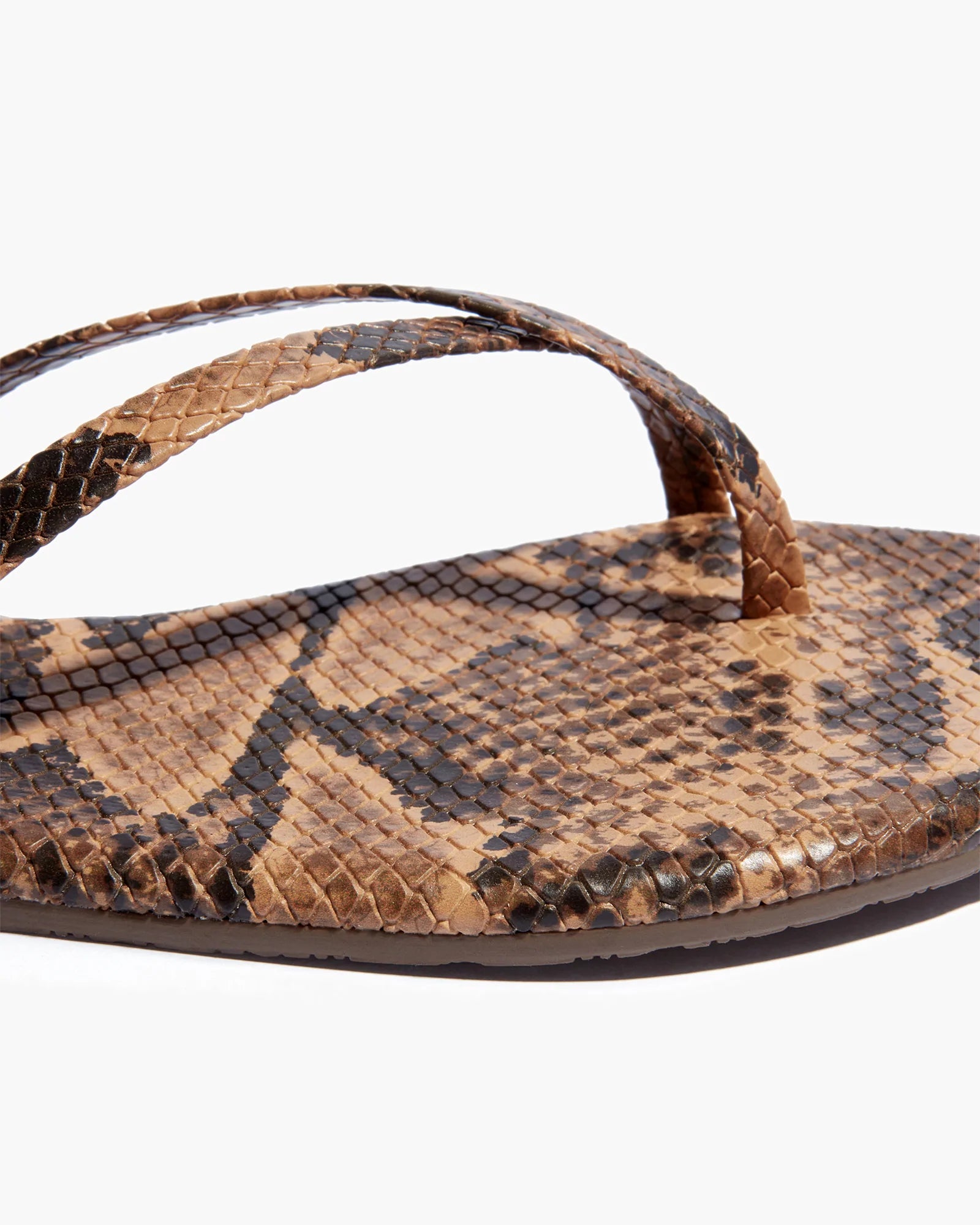 TKEES Riley Vegan Animal Women's Sandals Snake | OJBYLF-407